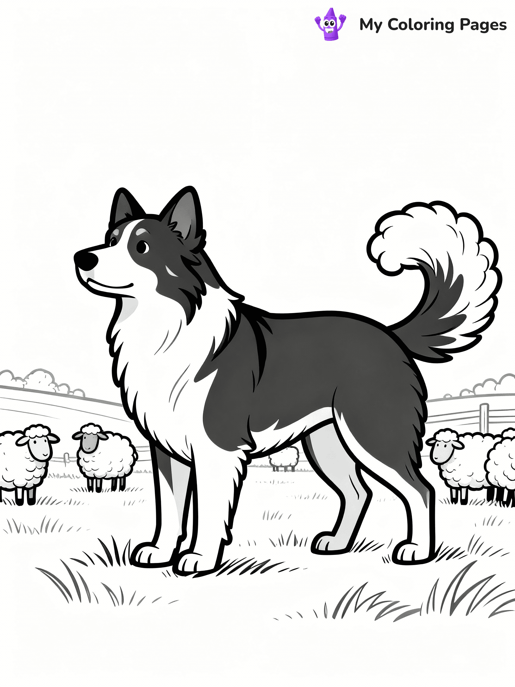 Sheep Coloring Pages - 23
