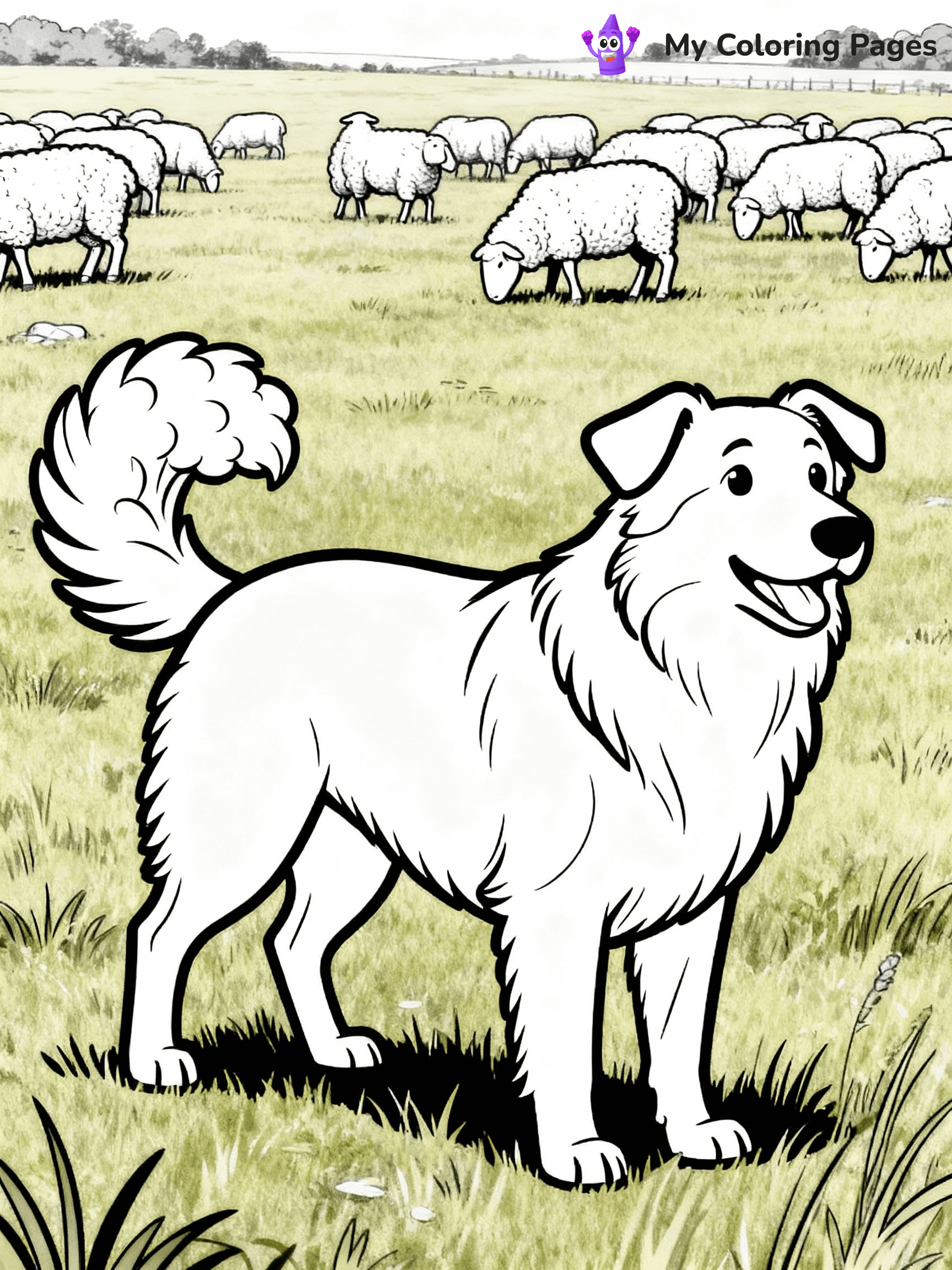 Sheep Coloring Pages - 22