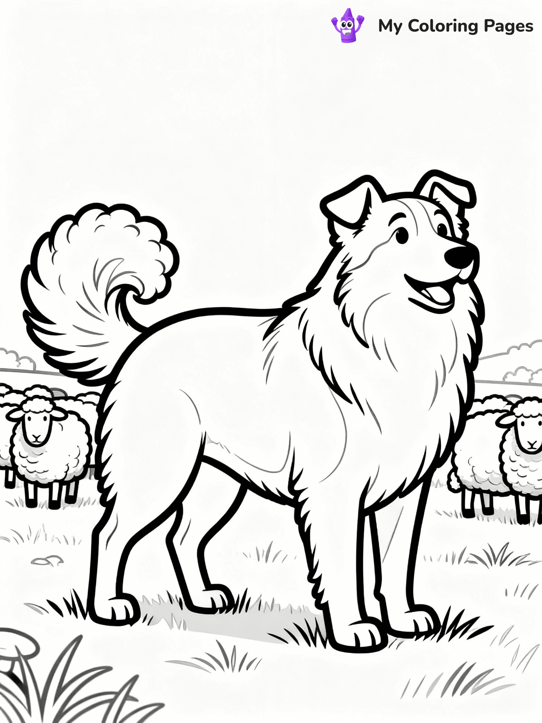 Sheep Coloring Pages - 21