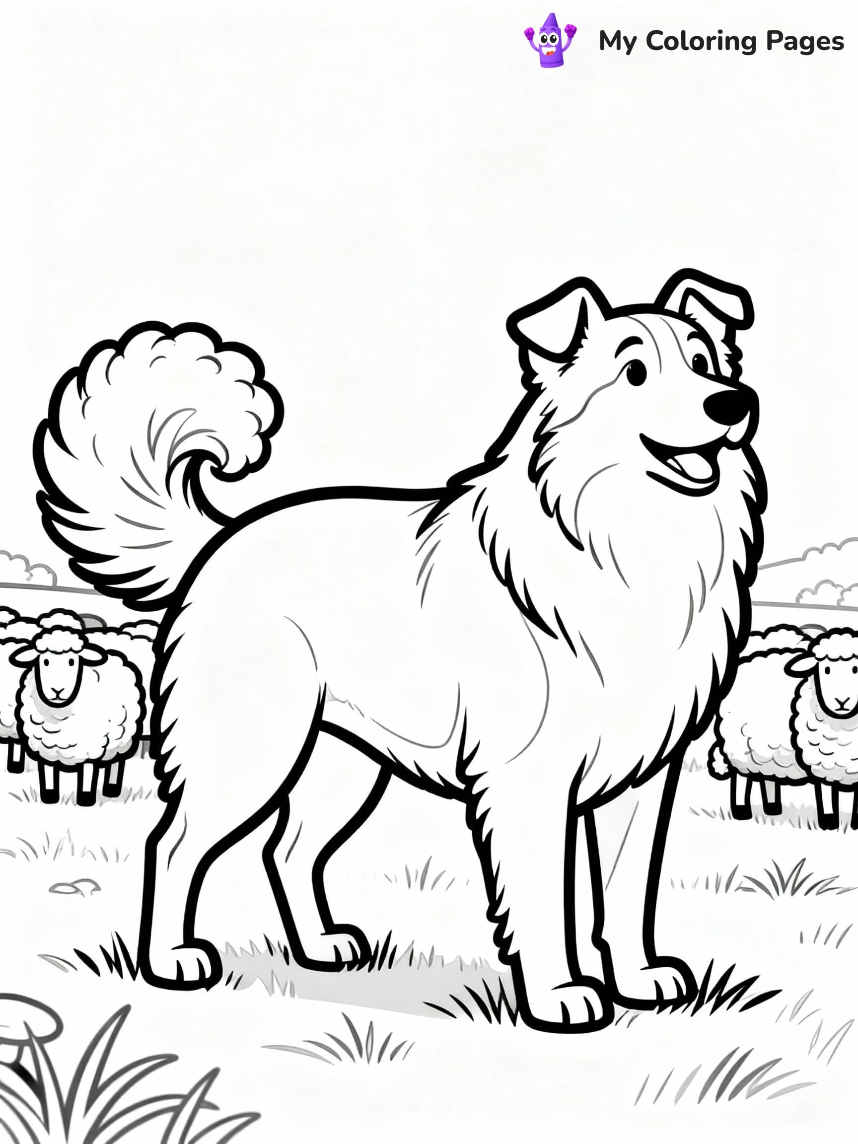 Sheep Coloring Pages - 21