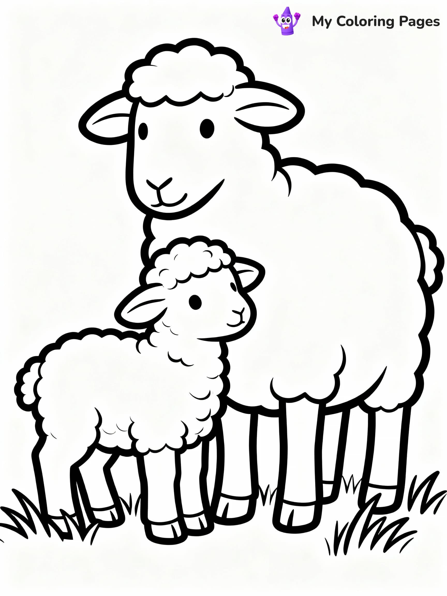 Sheep Coloring Pages - 20
