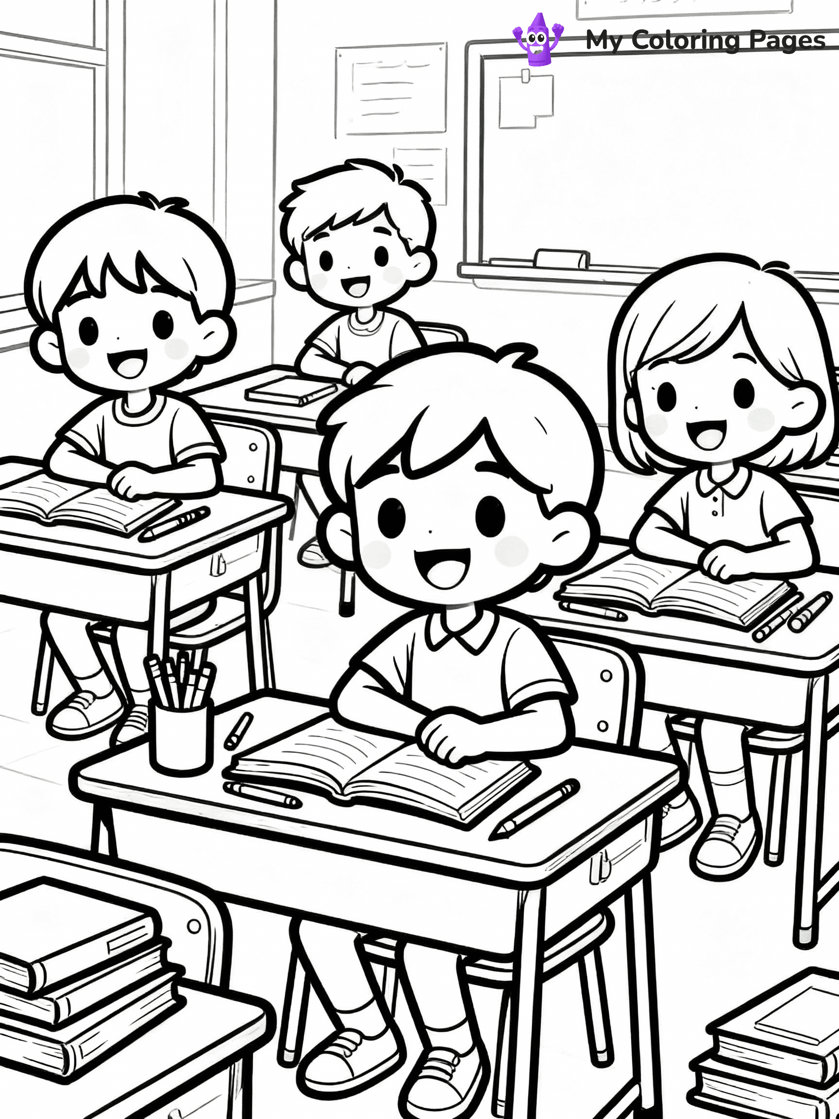 School Coloring Pages - 19