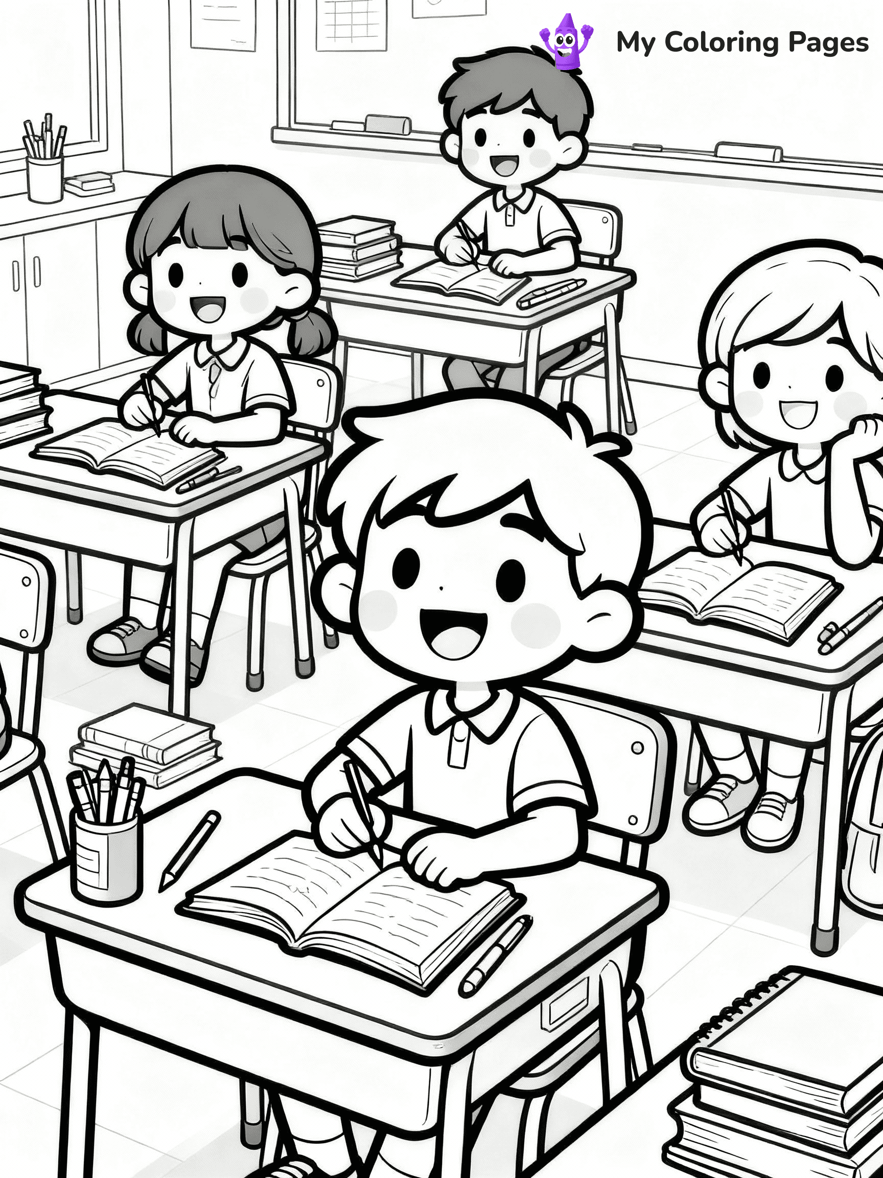 School Coloring Pages - 15
