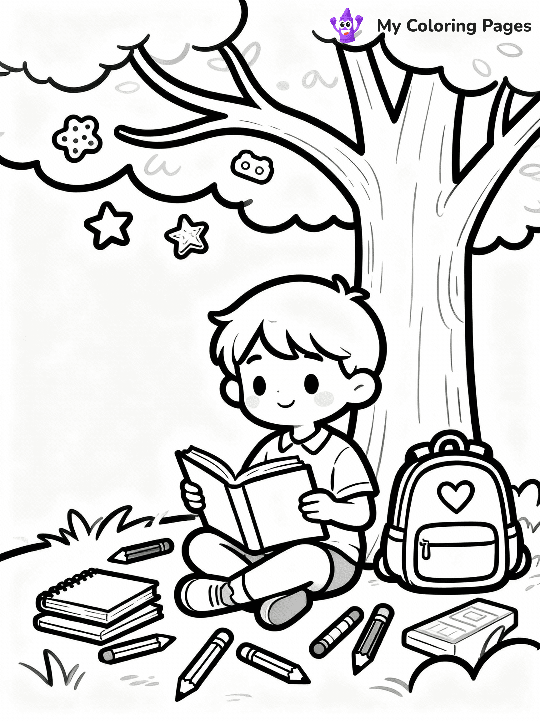 School Coloring Pages - 4