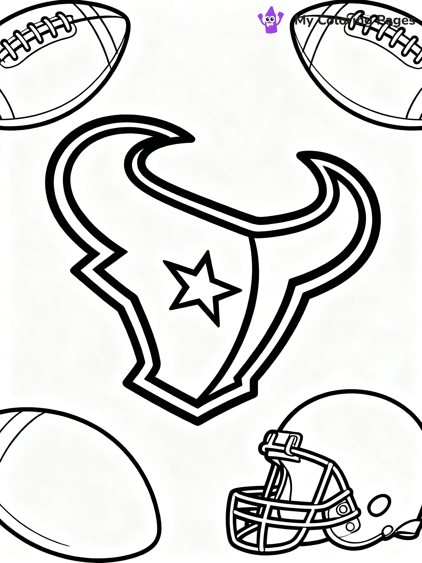 Texans Coloring Pages - 24