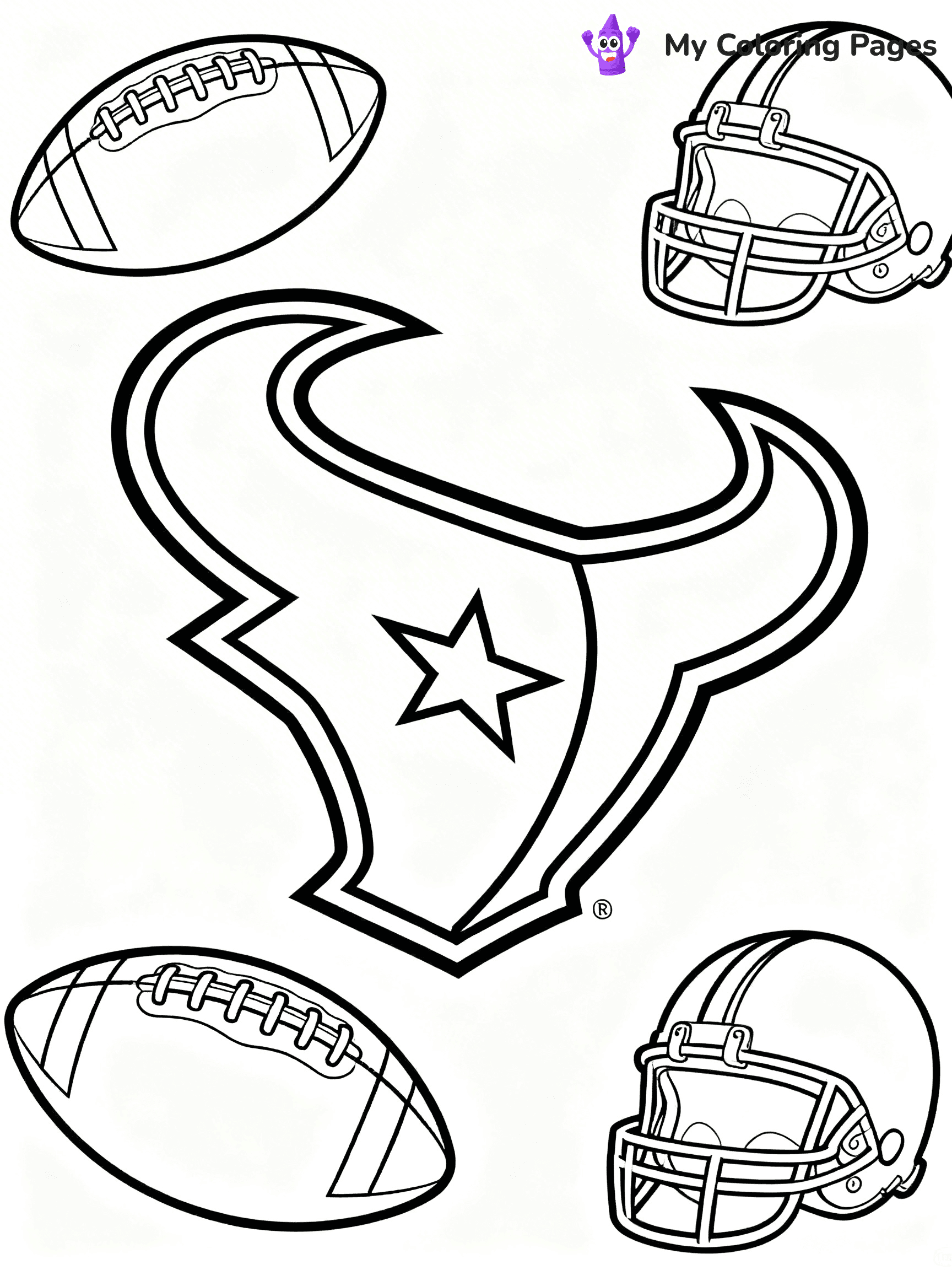 Texans Coloring Pages - 23