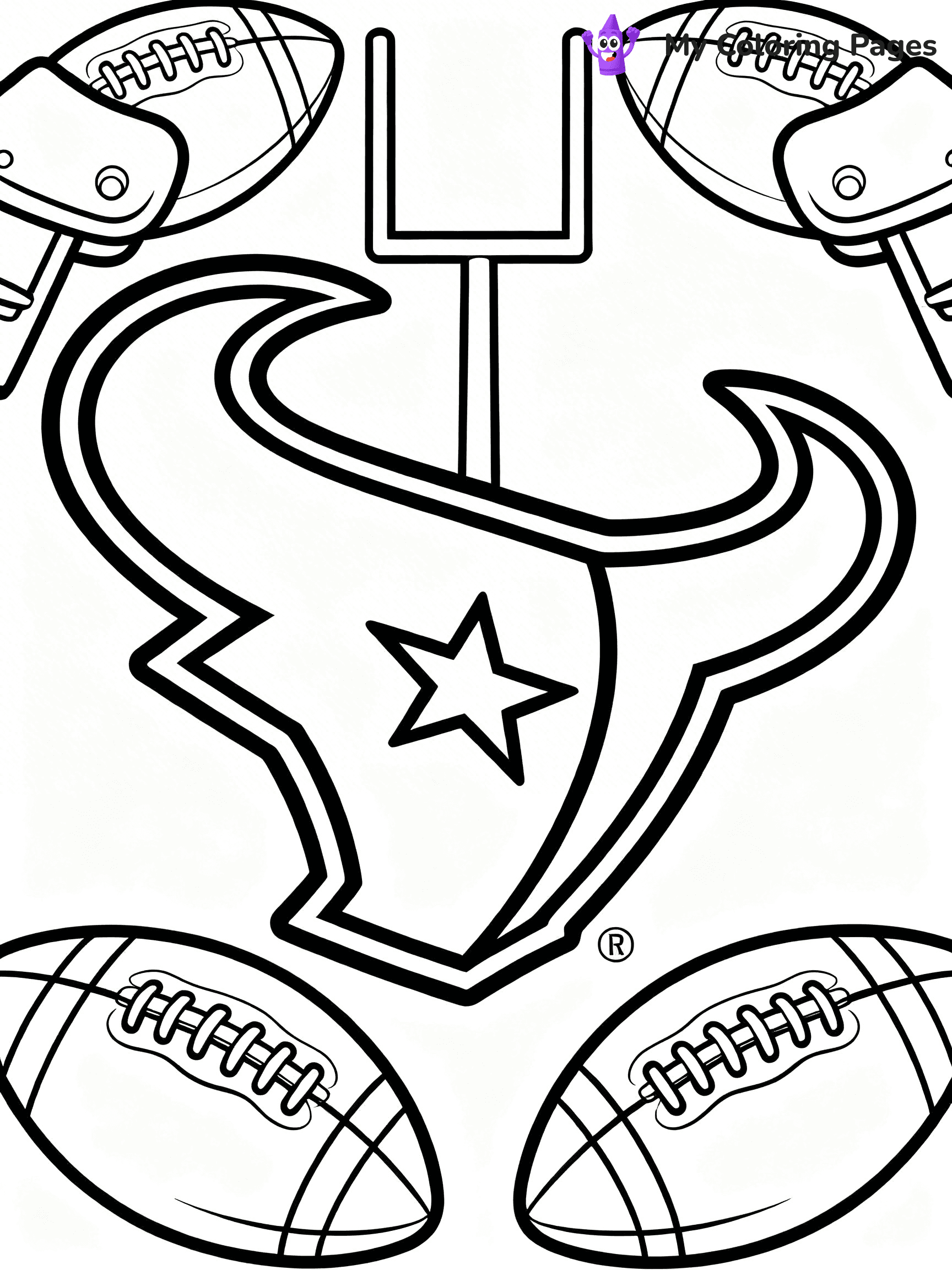 Texans Coloring Pages - 19