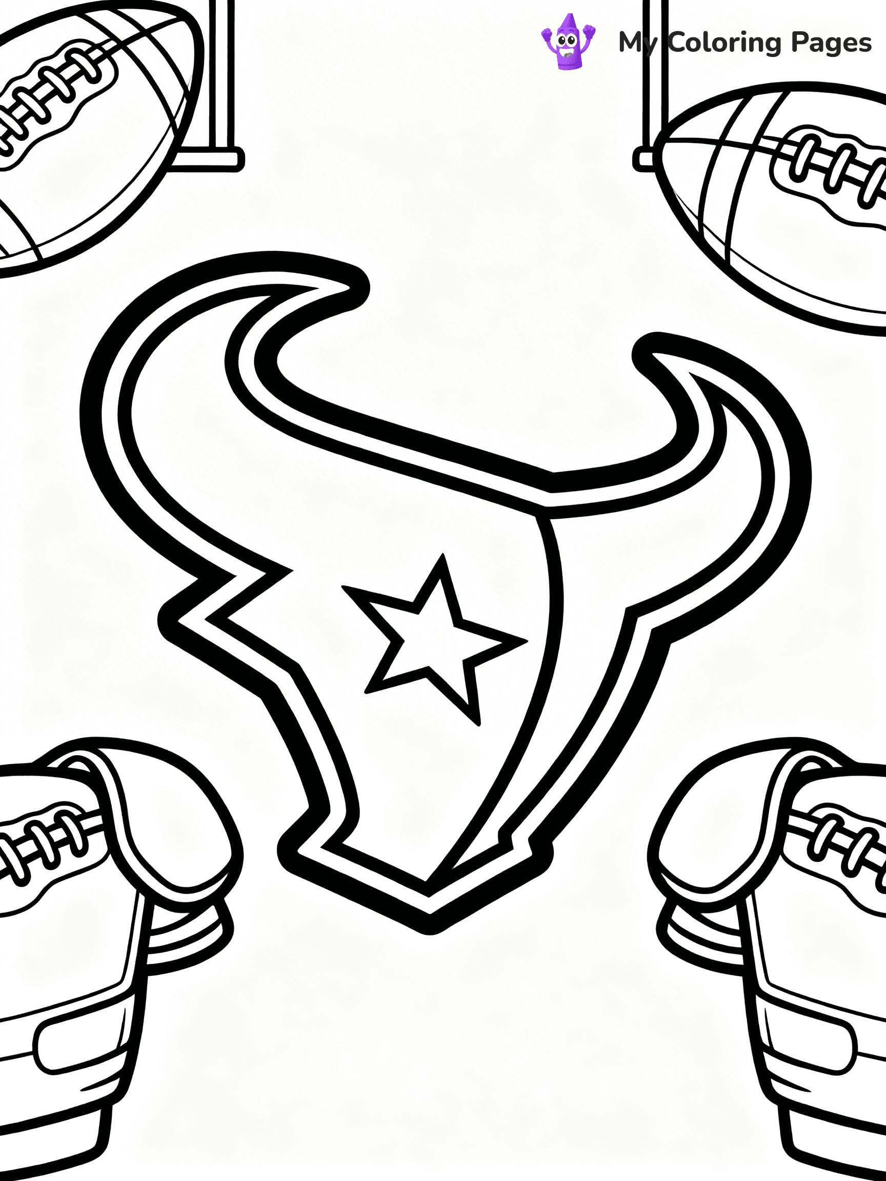 Texans Coloring Pages - 18