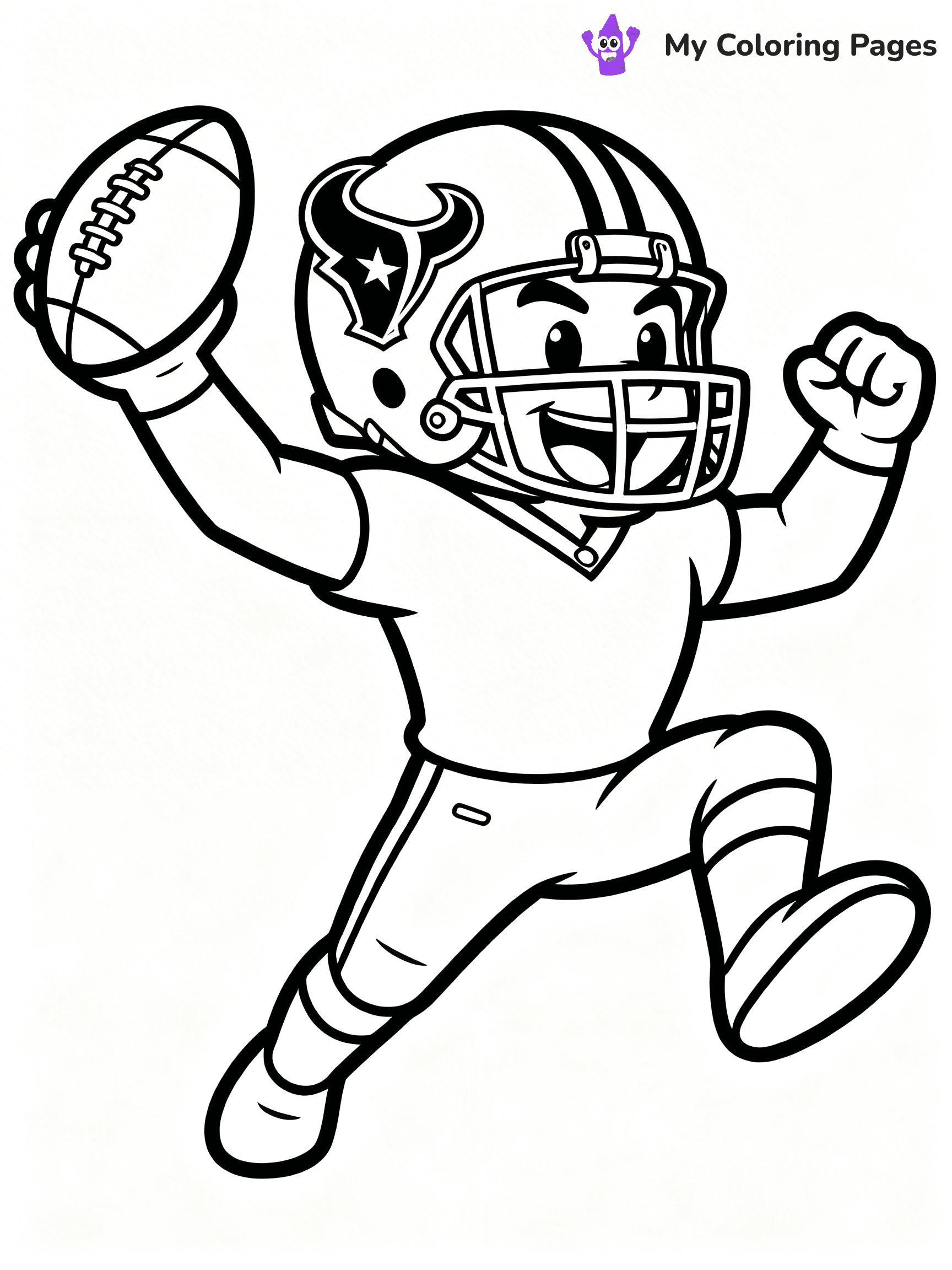 Texans Coloring Pages - 17
