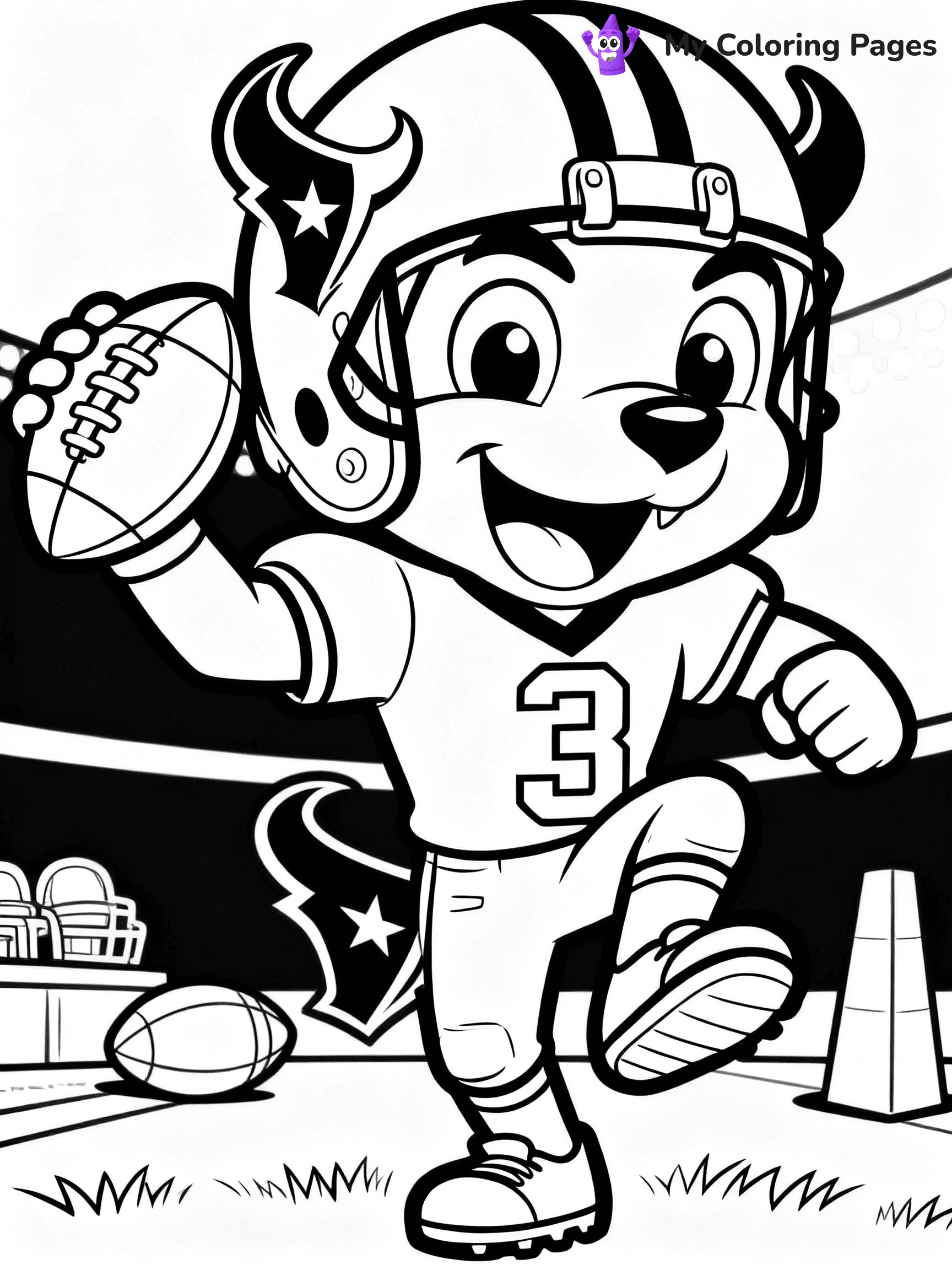 Texans Coloring Pages - 16