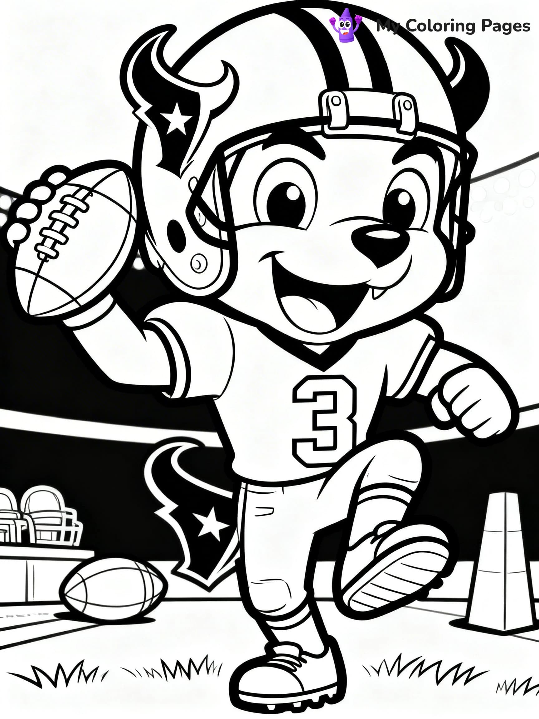 Texans Coloring Pages - 16