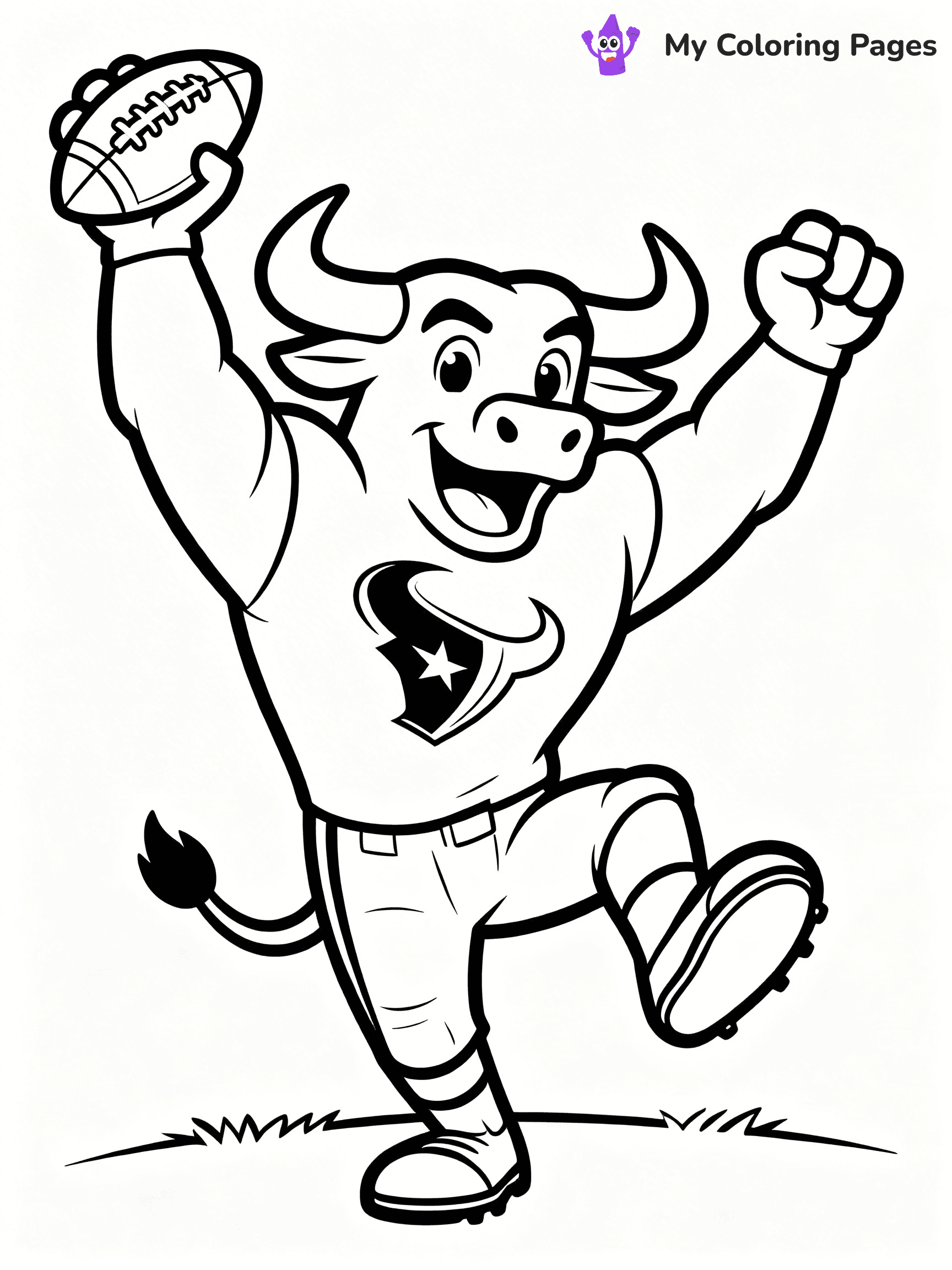 Texans Coloring Pages - 15