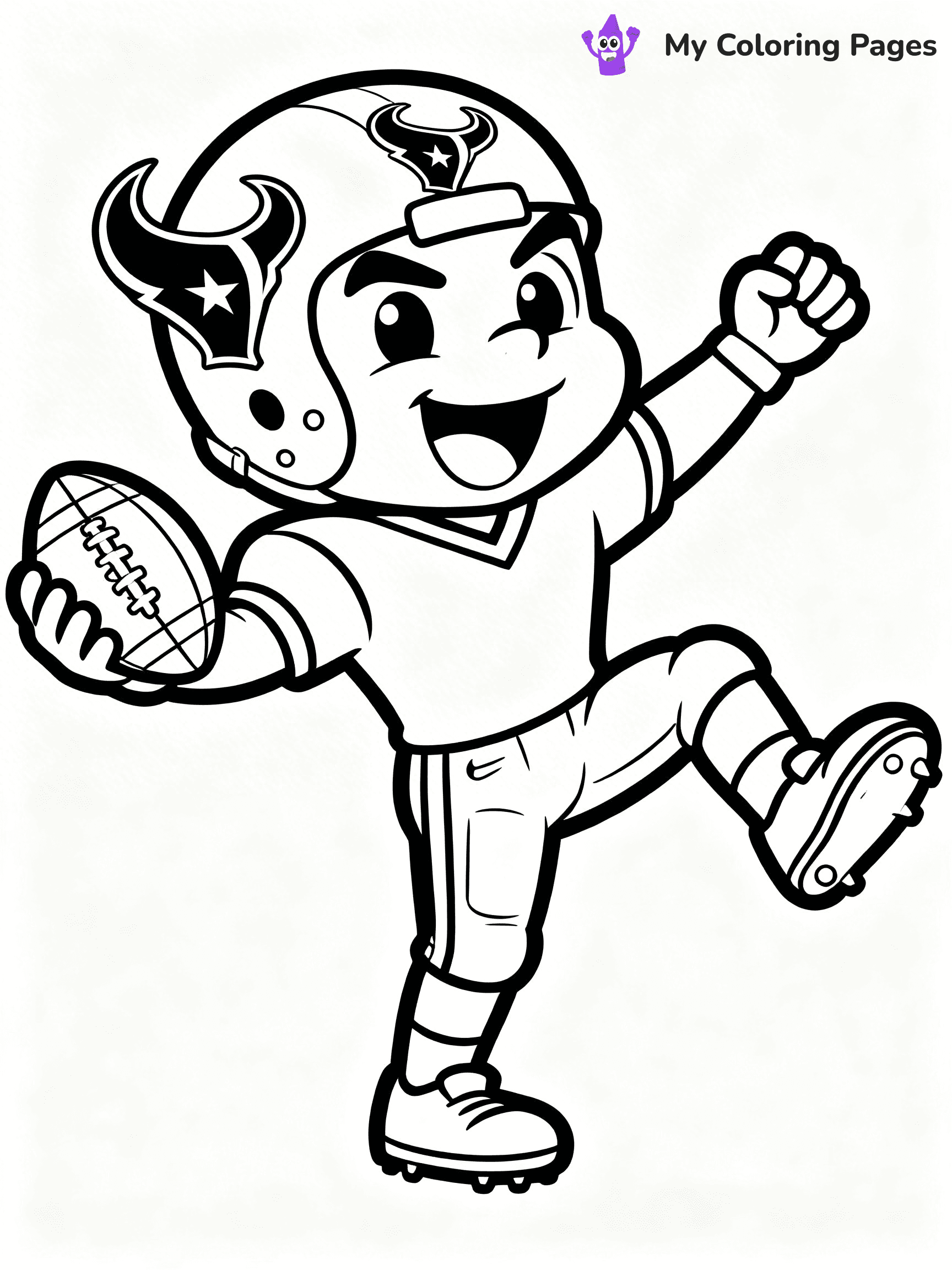 Texans Coloring Pages - 13