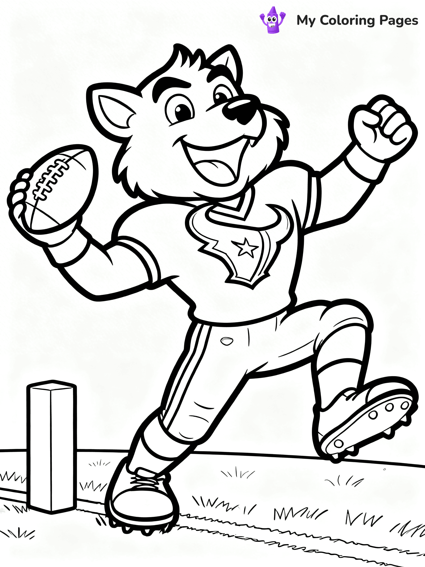 Texans Coloring Pages - 12