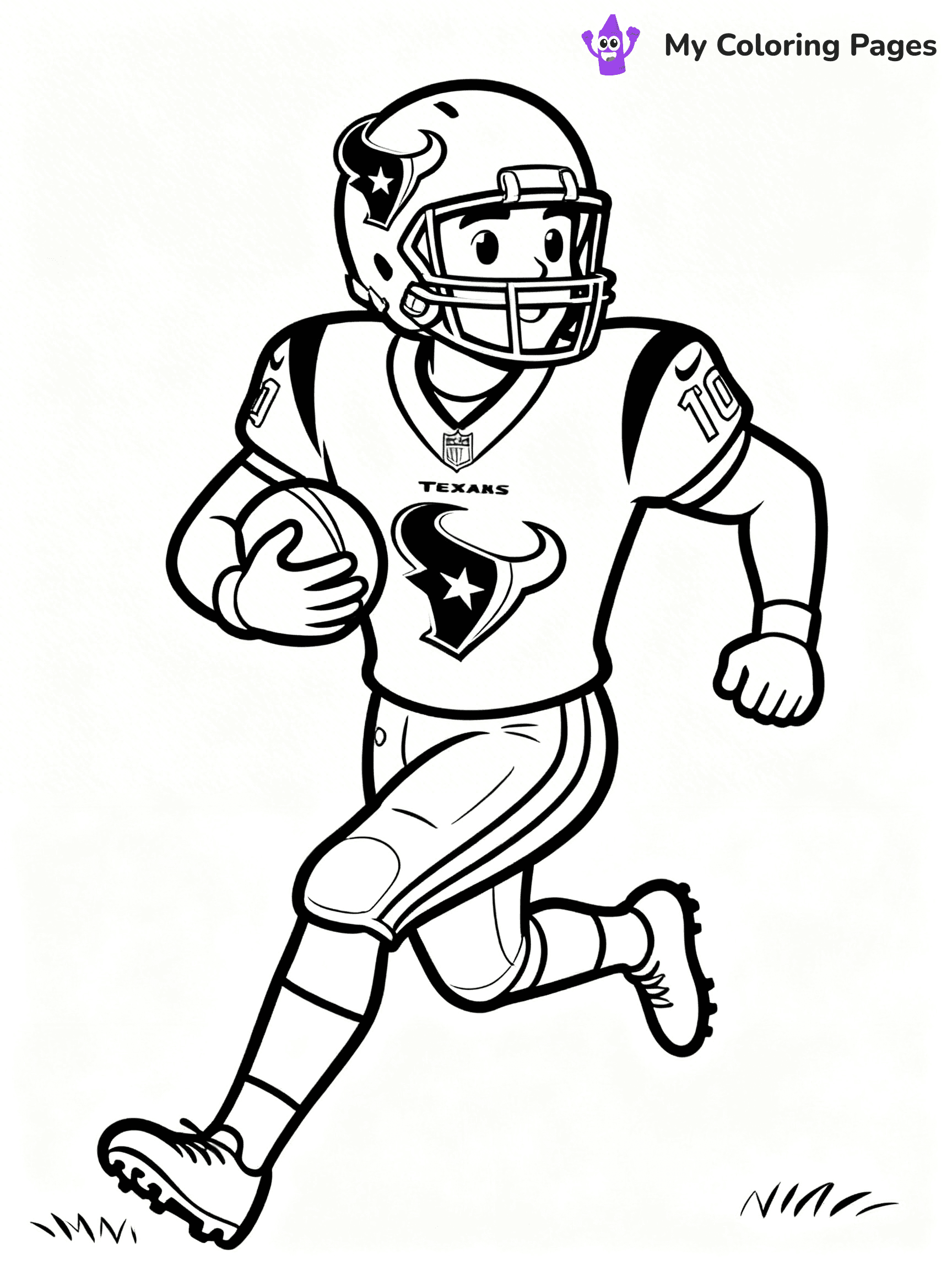 Texans Coloring Pages - 9