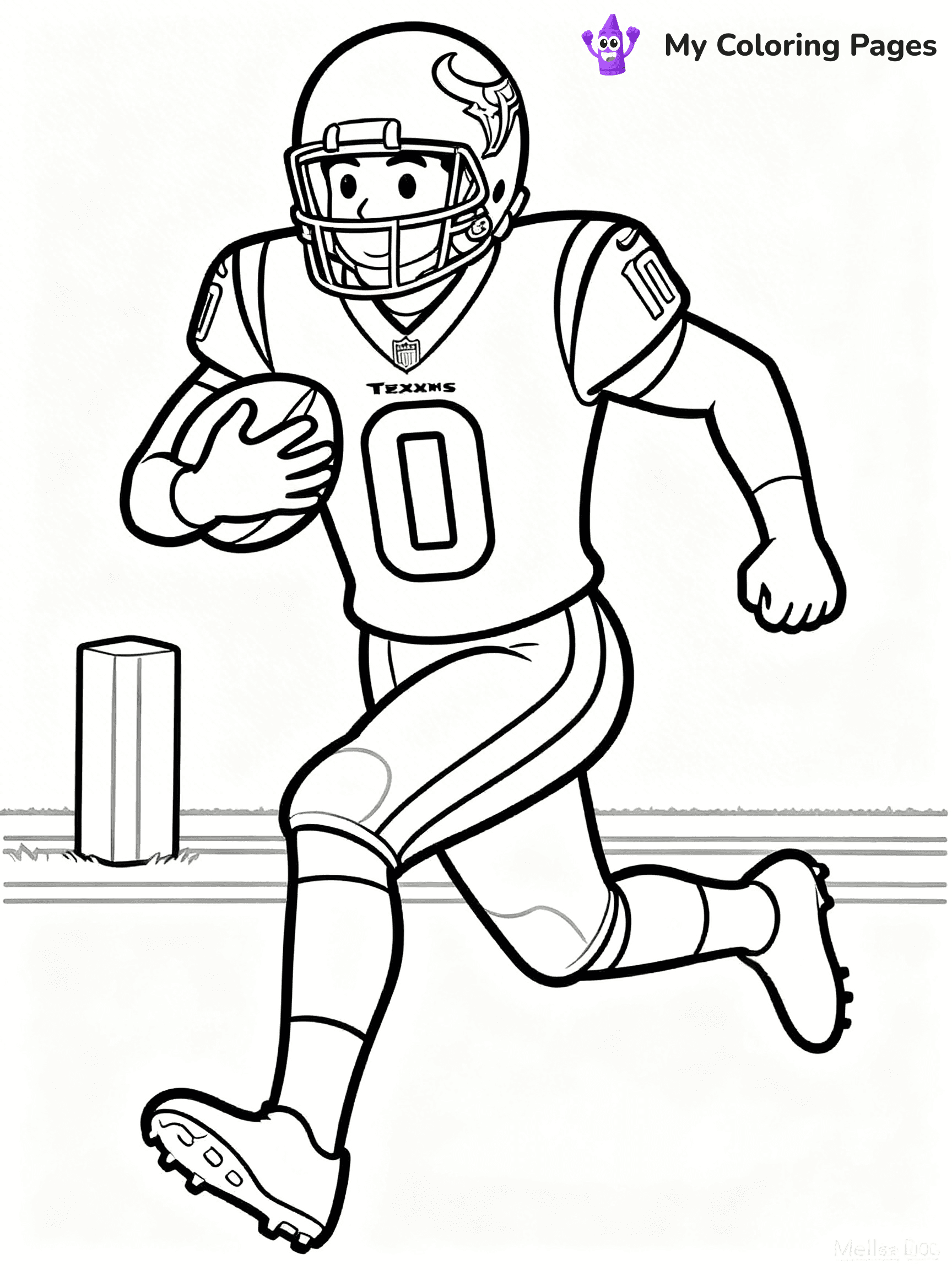 Texans Coloring Pages - 8