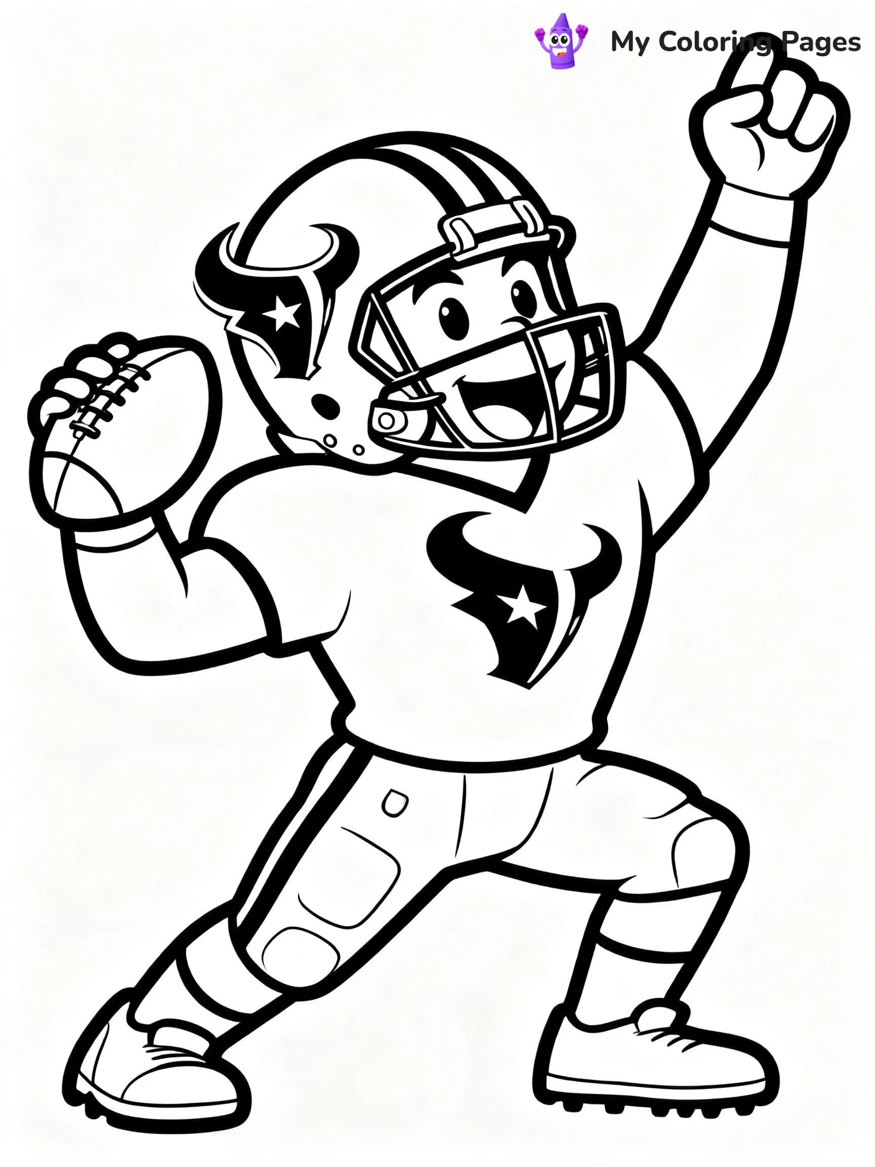 Texans Coloring Pages - 21