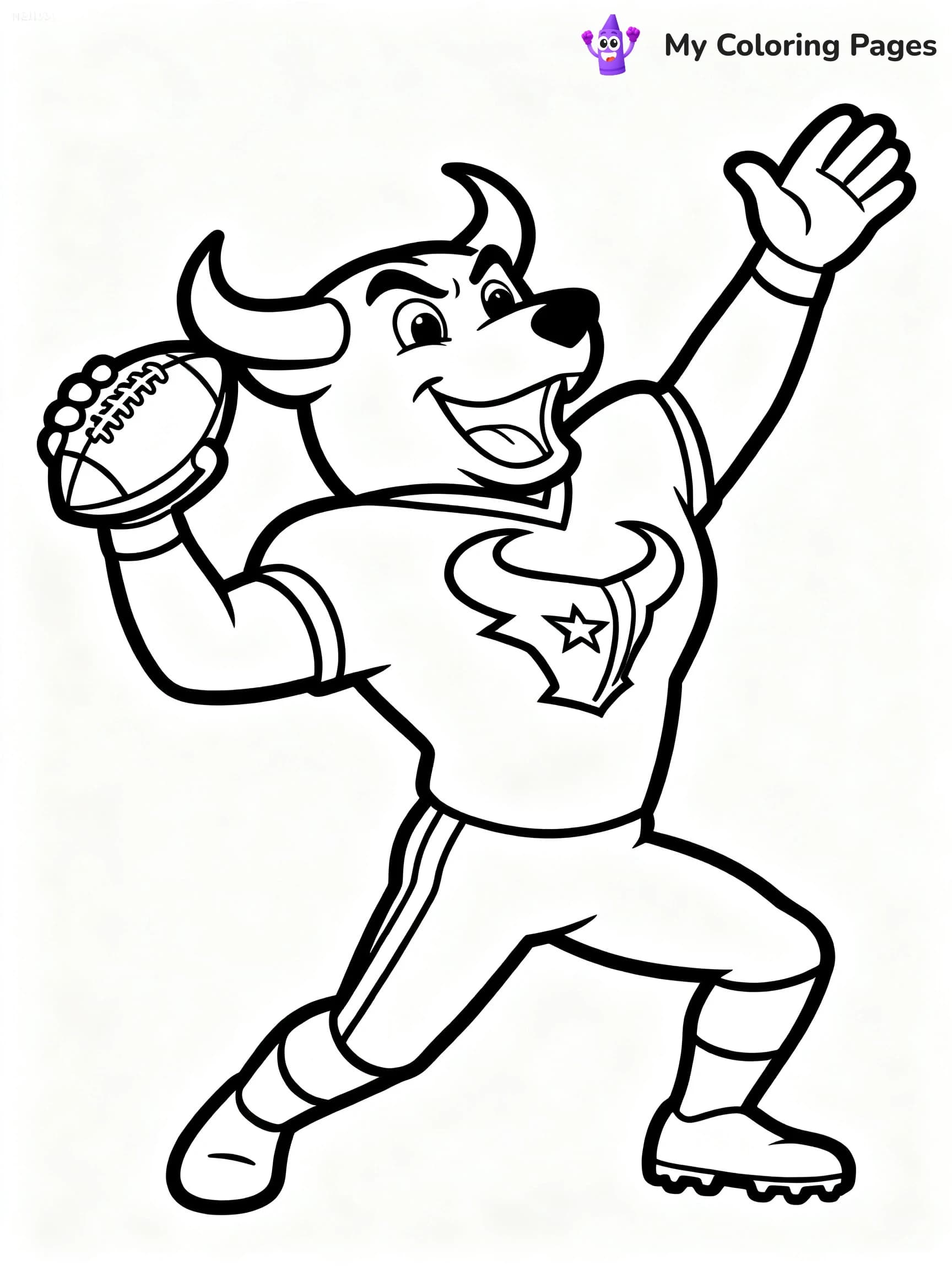 Texans Coloring Pages - 19