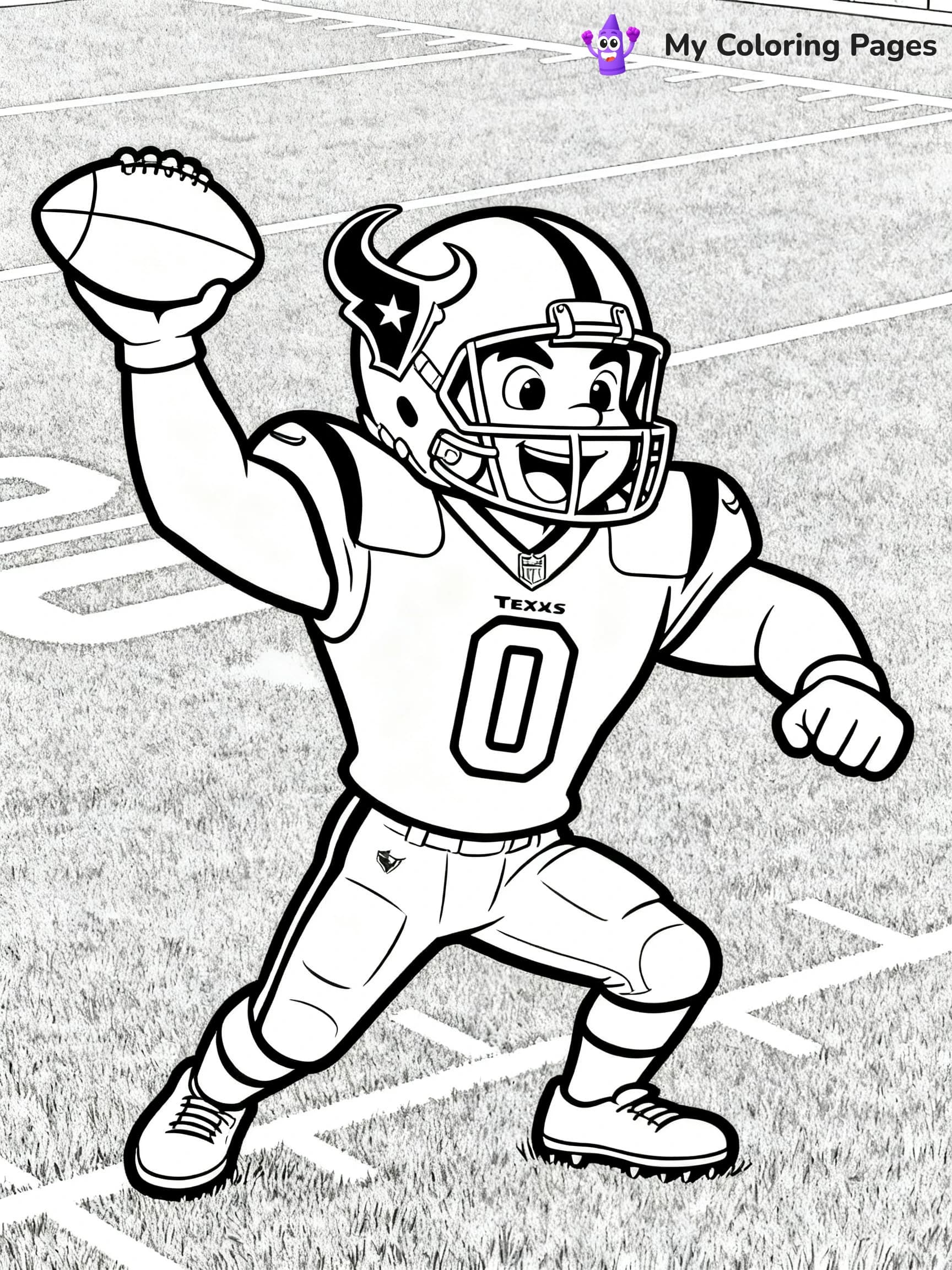 Texans Coloring Pages - 18