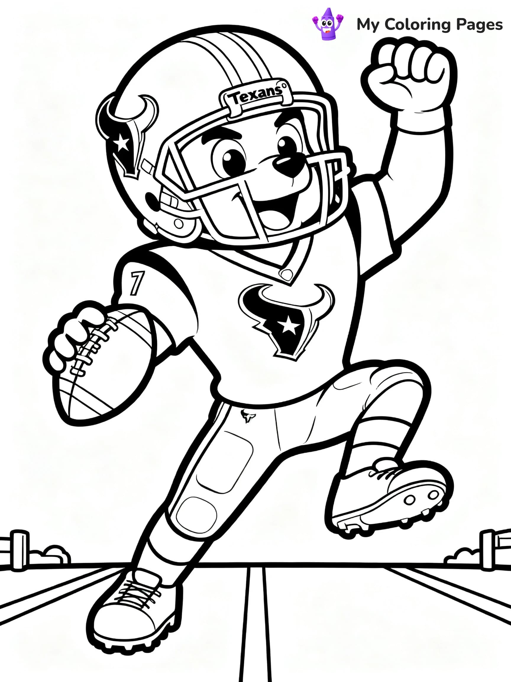 Texans Coloring Pages - 17