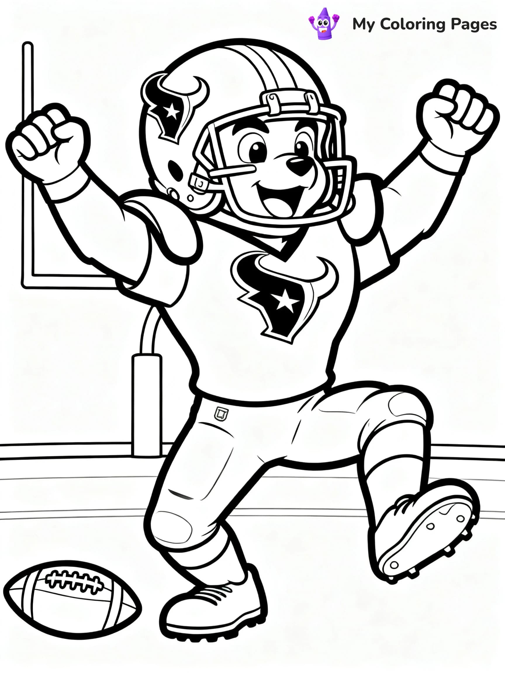 Texans Coloring Pages - 16