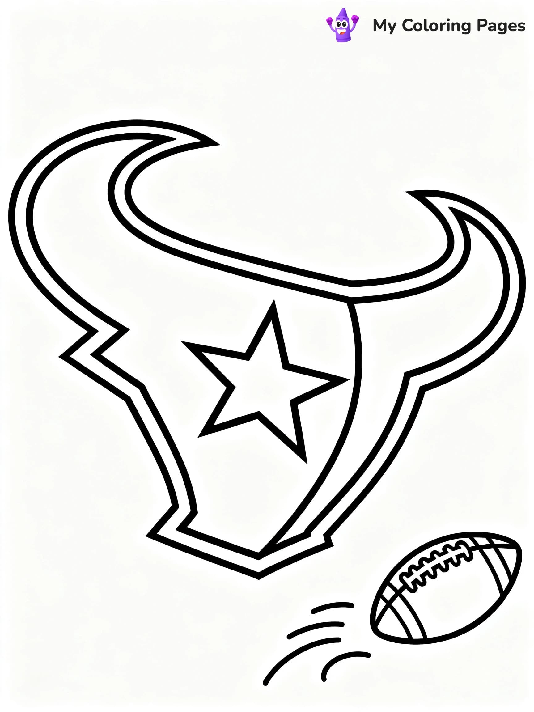 Texans Coloring Pages - 13