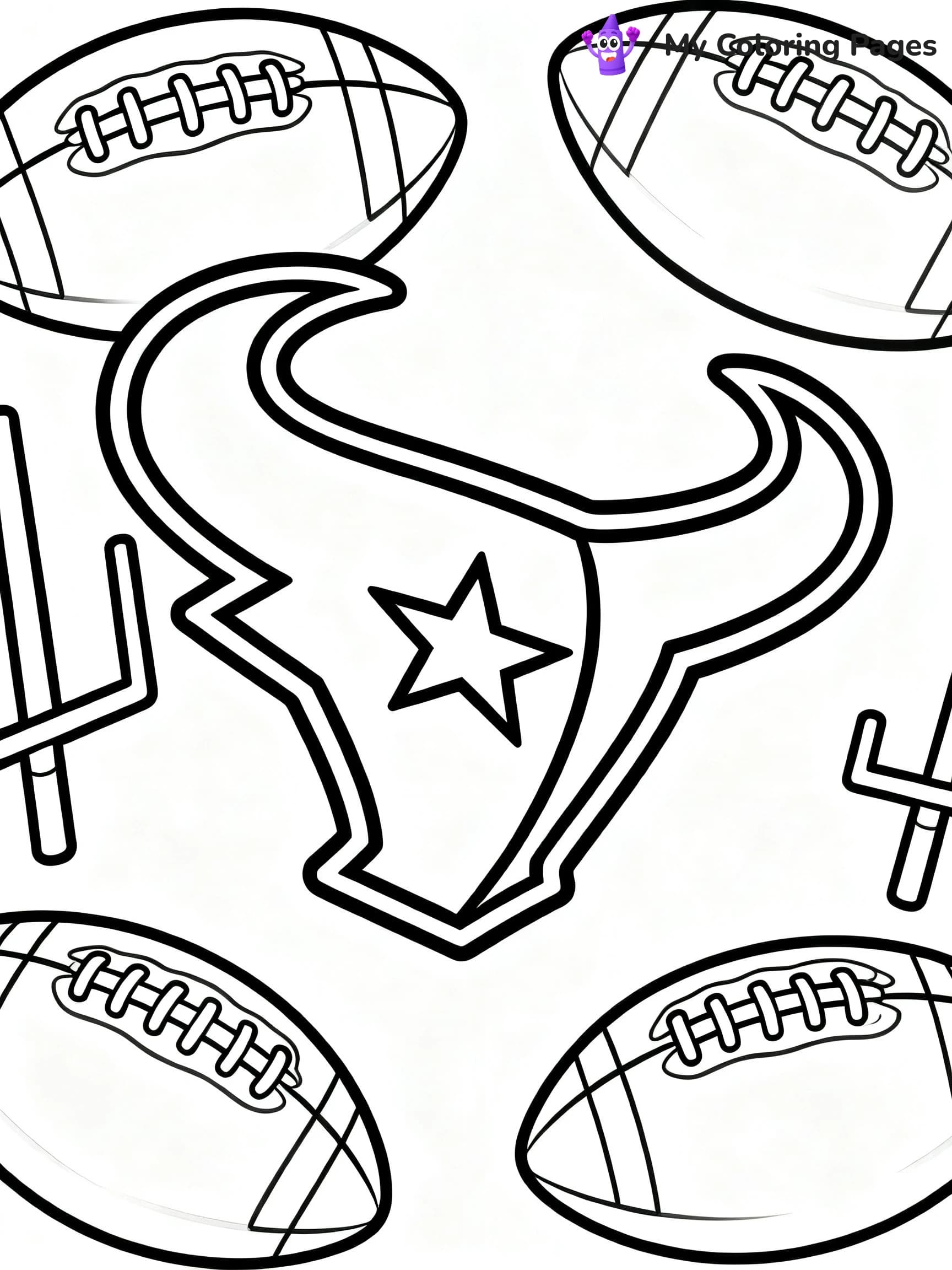 Texans Coloring Pages - 10