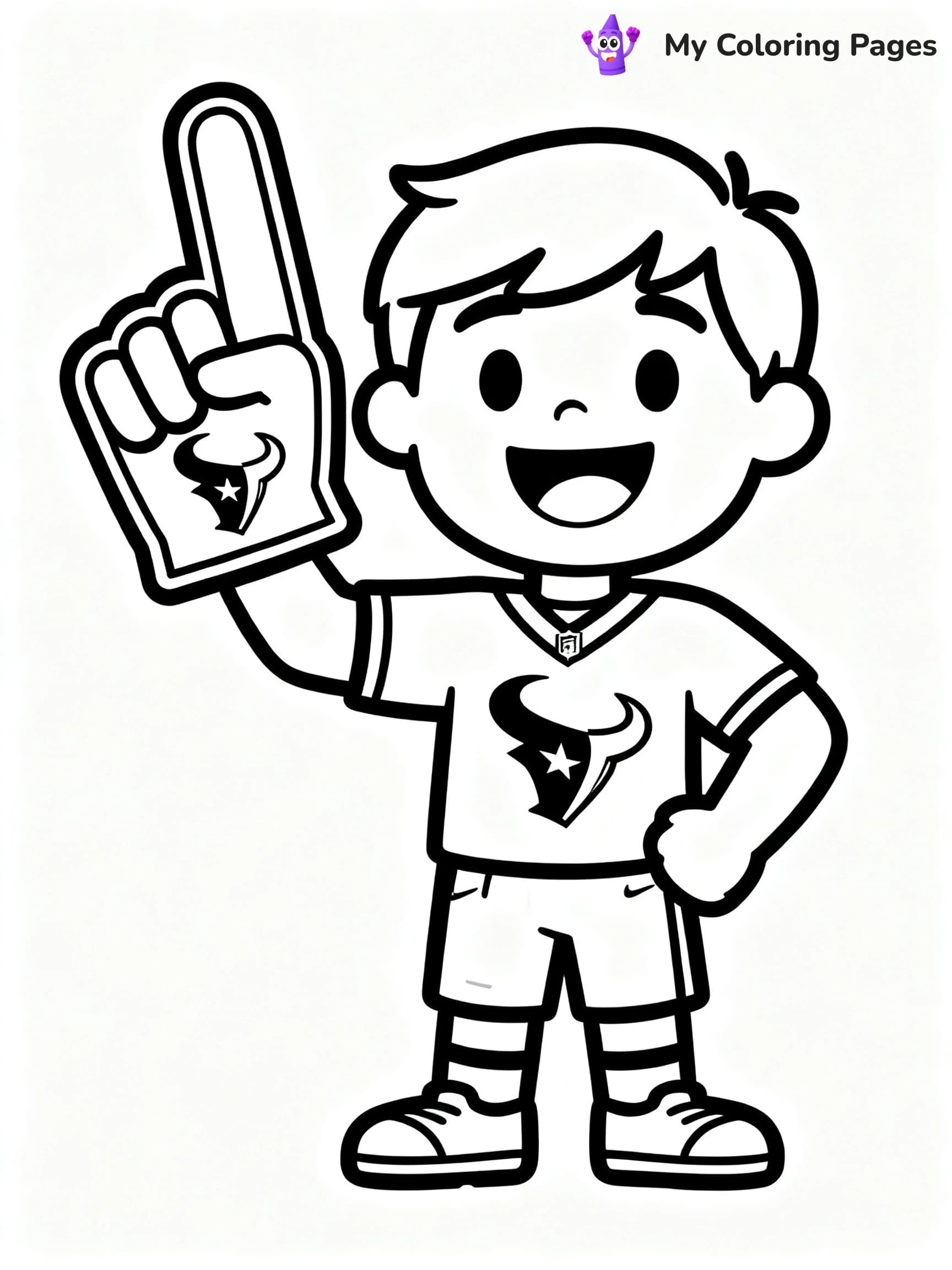 Texans Coloring Pages - 6