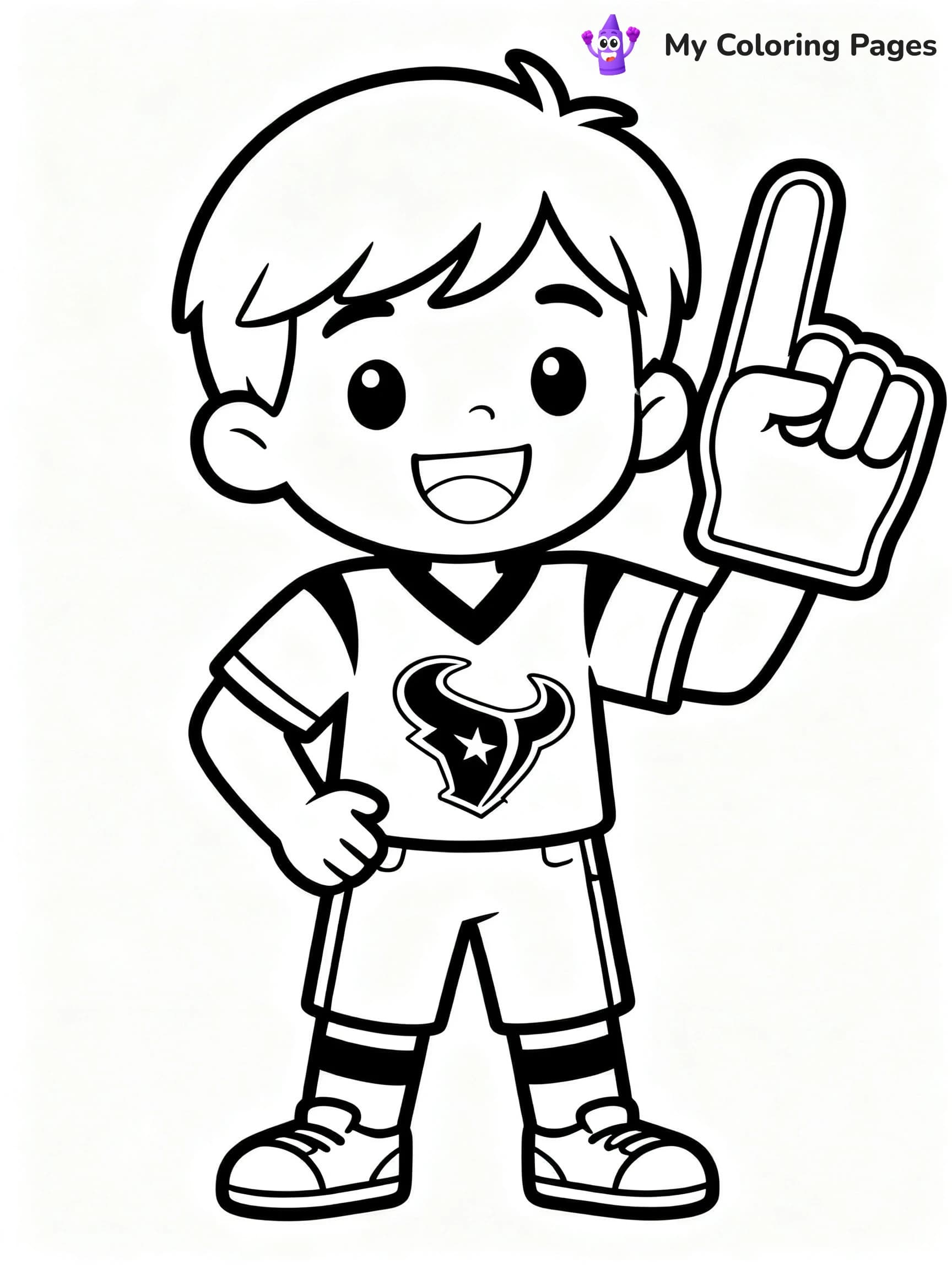 Texans Coloring Pages - 1