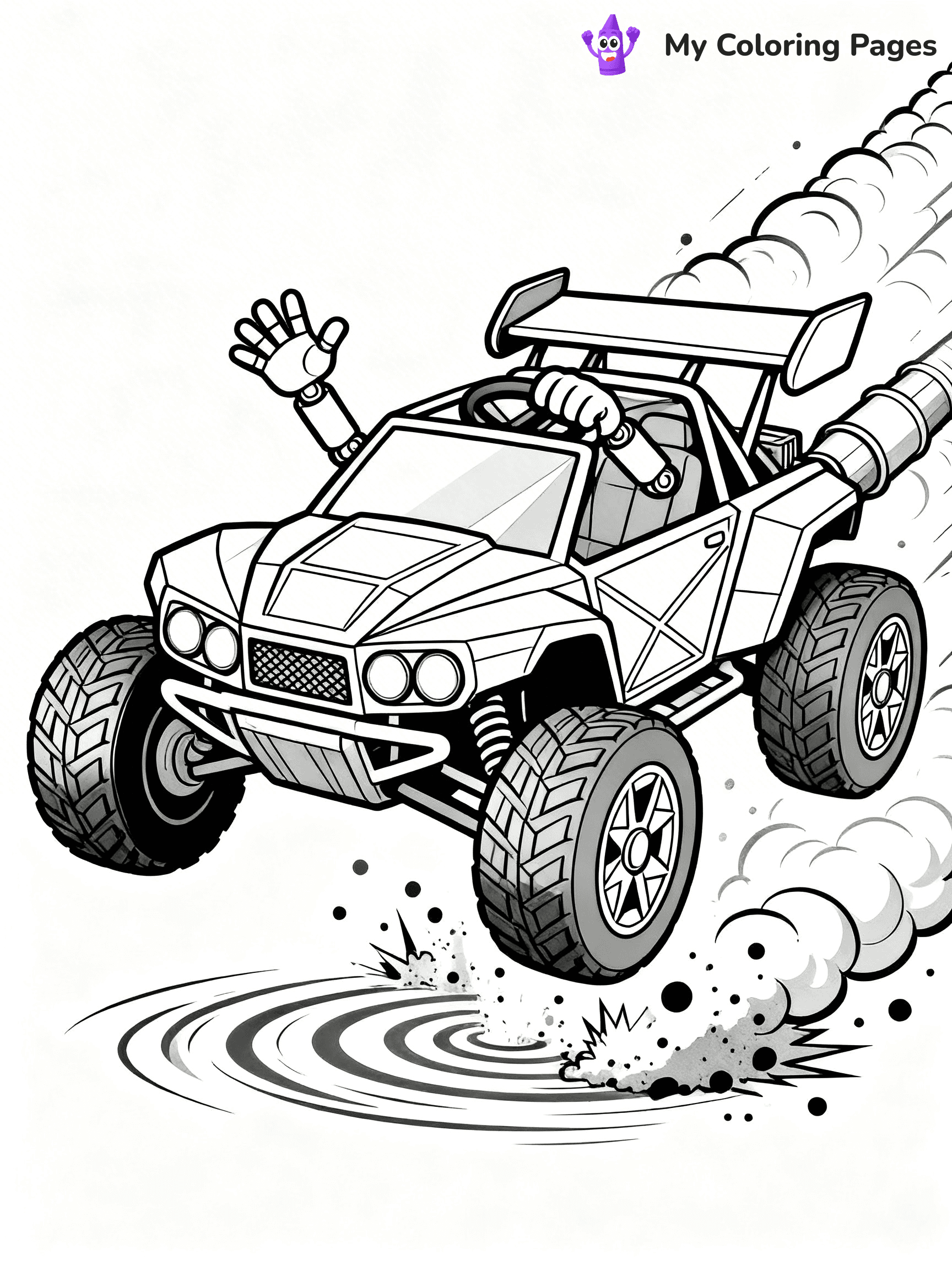 Rocket League Coloring Pages - 29