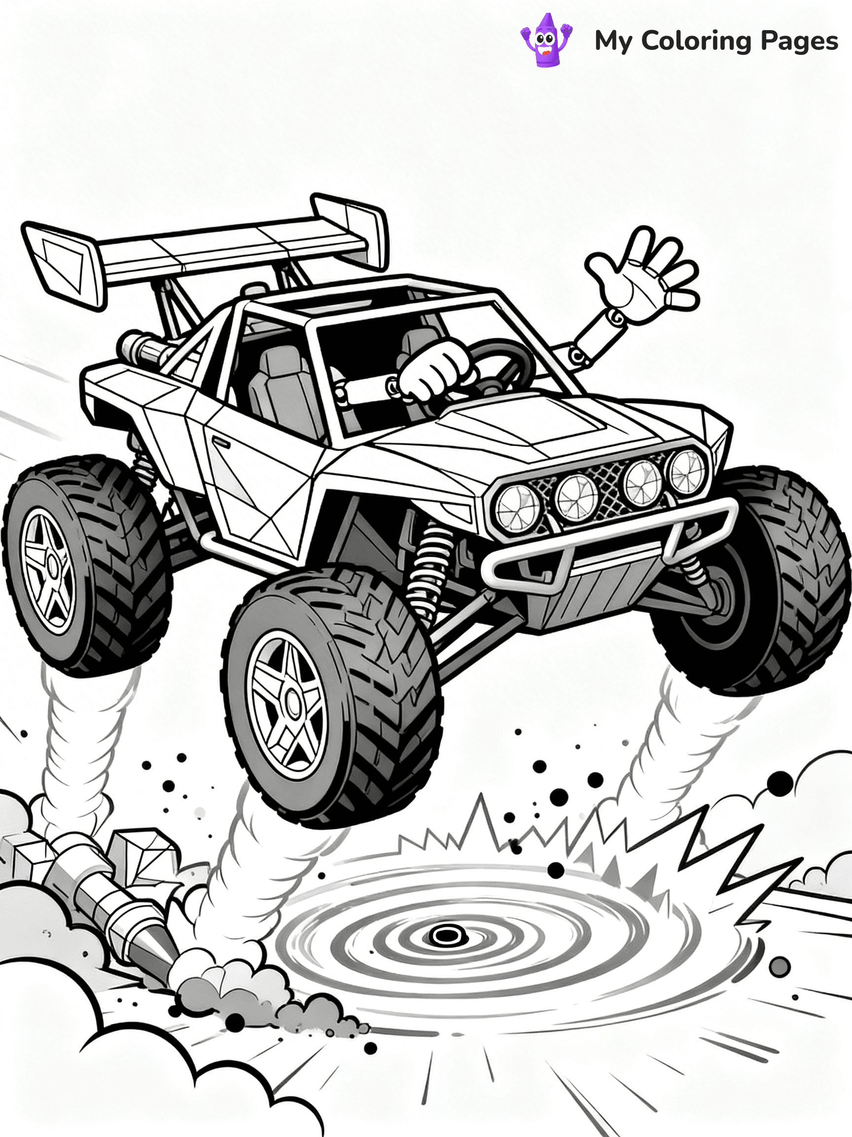 Rocket League Coloring Pages - 28