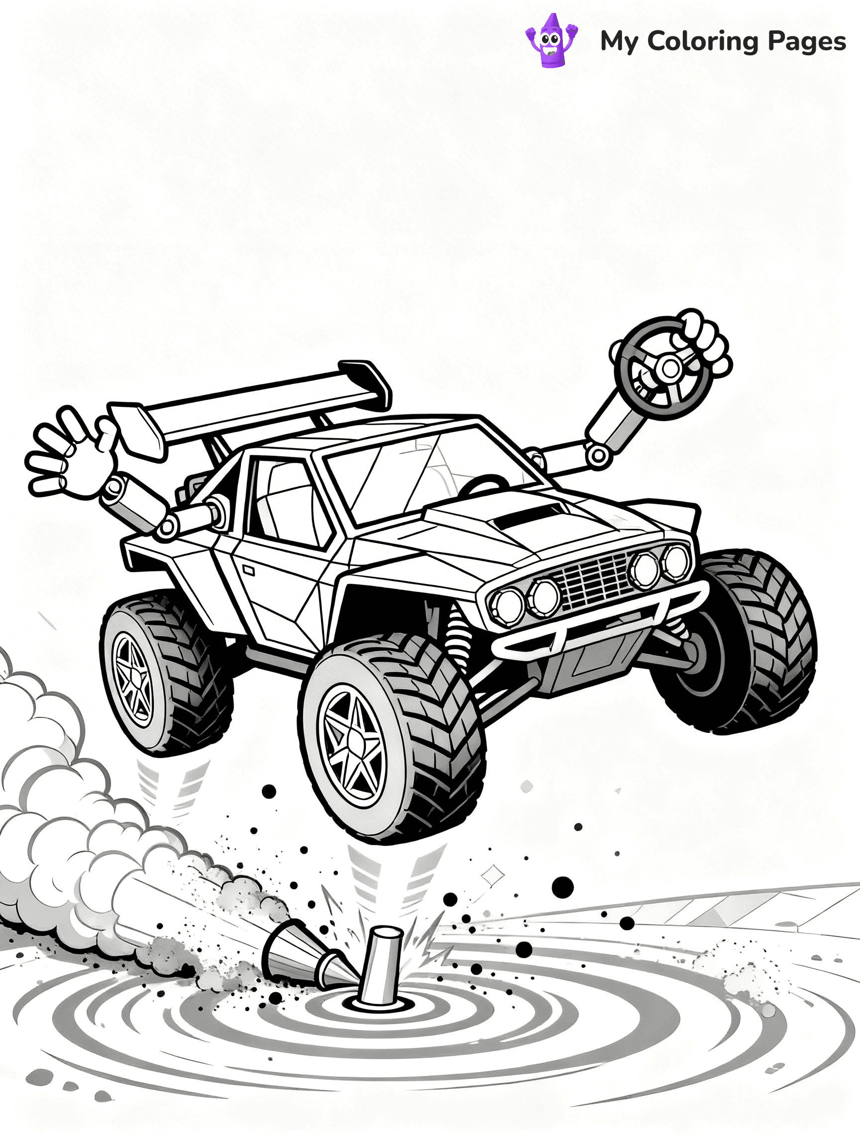 Rocket League Coloring Pages - 27