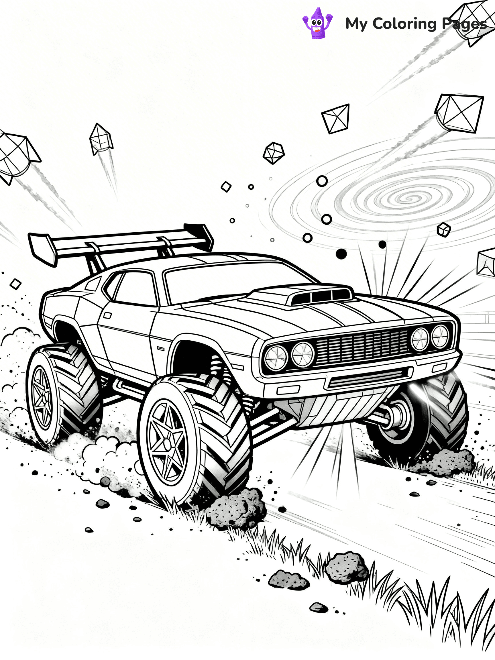 Rocket League Coloring Pages - 22