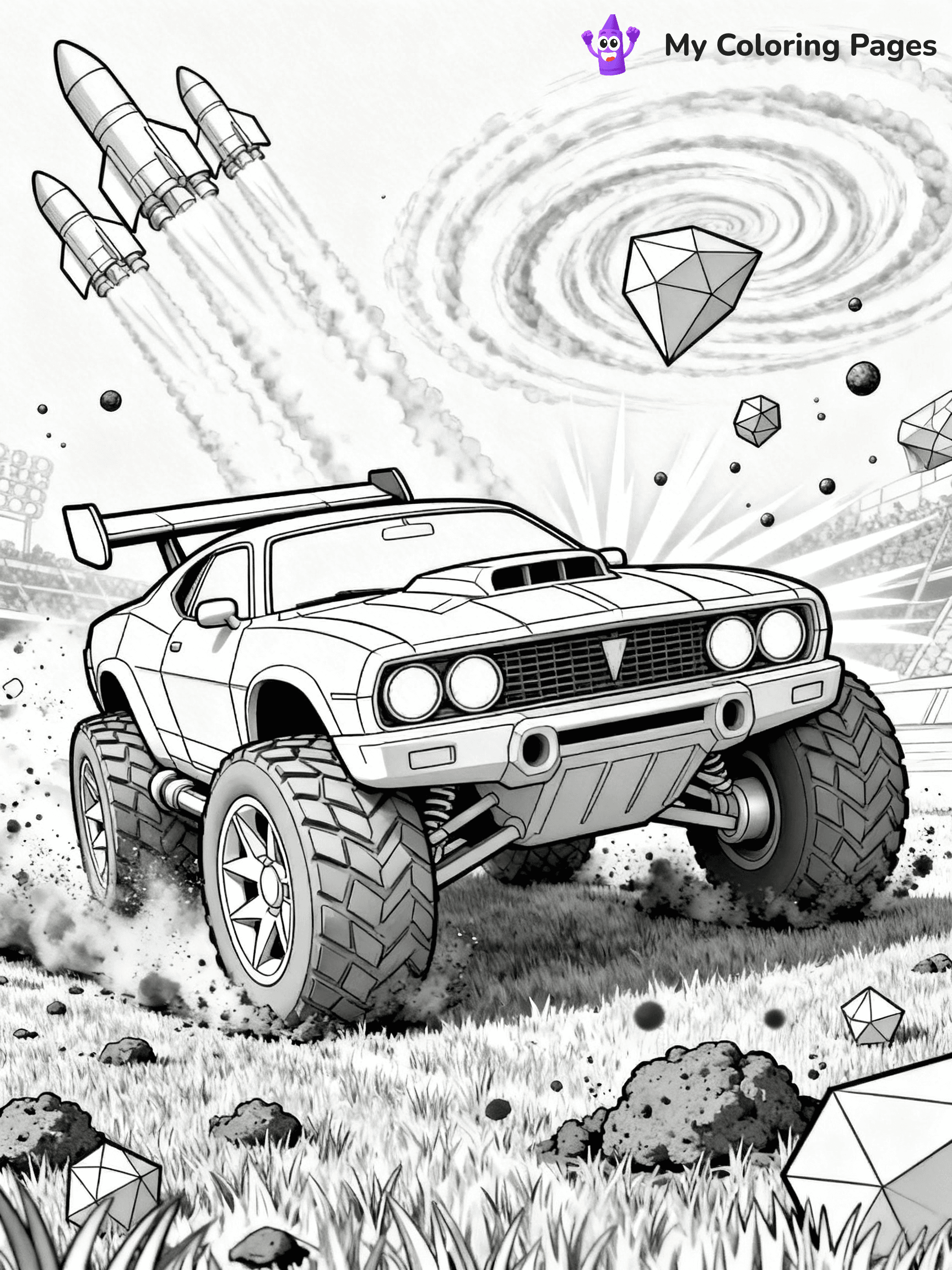 Rocket League Coloring Pages - 21