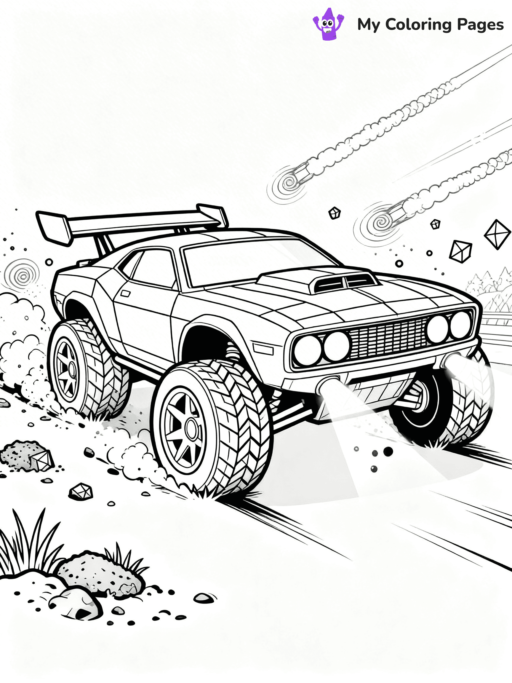 Rocket League Coloring Pages - 20
