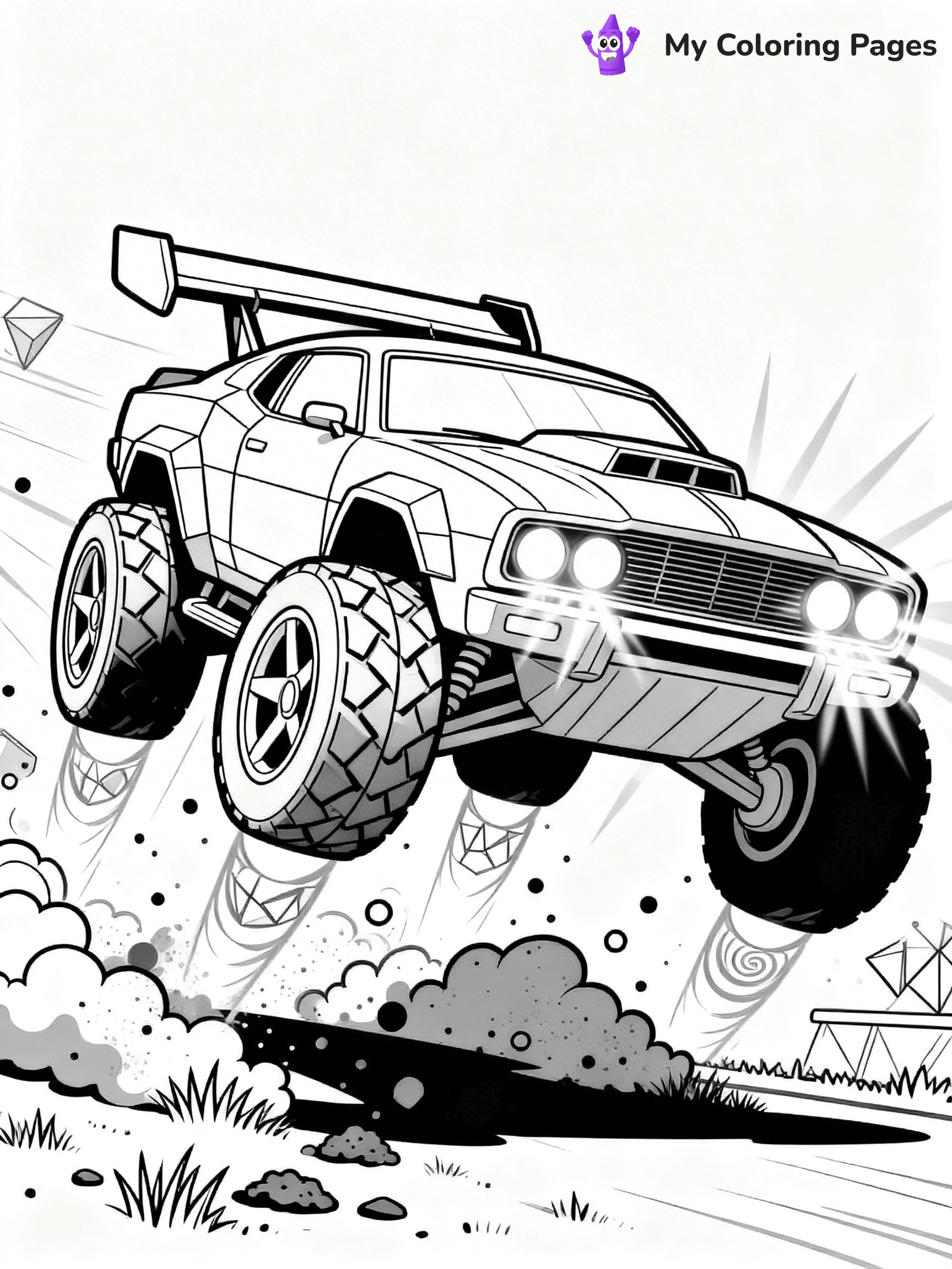 Rocket League Coloring Pages - 19
