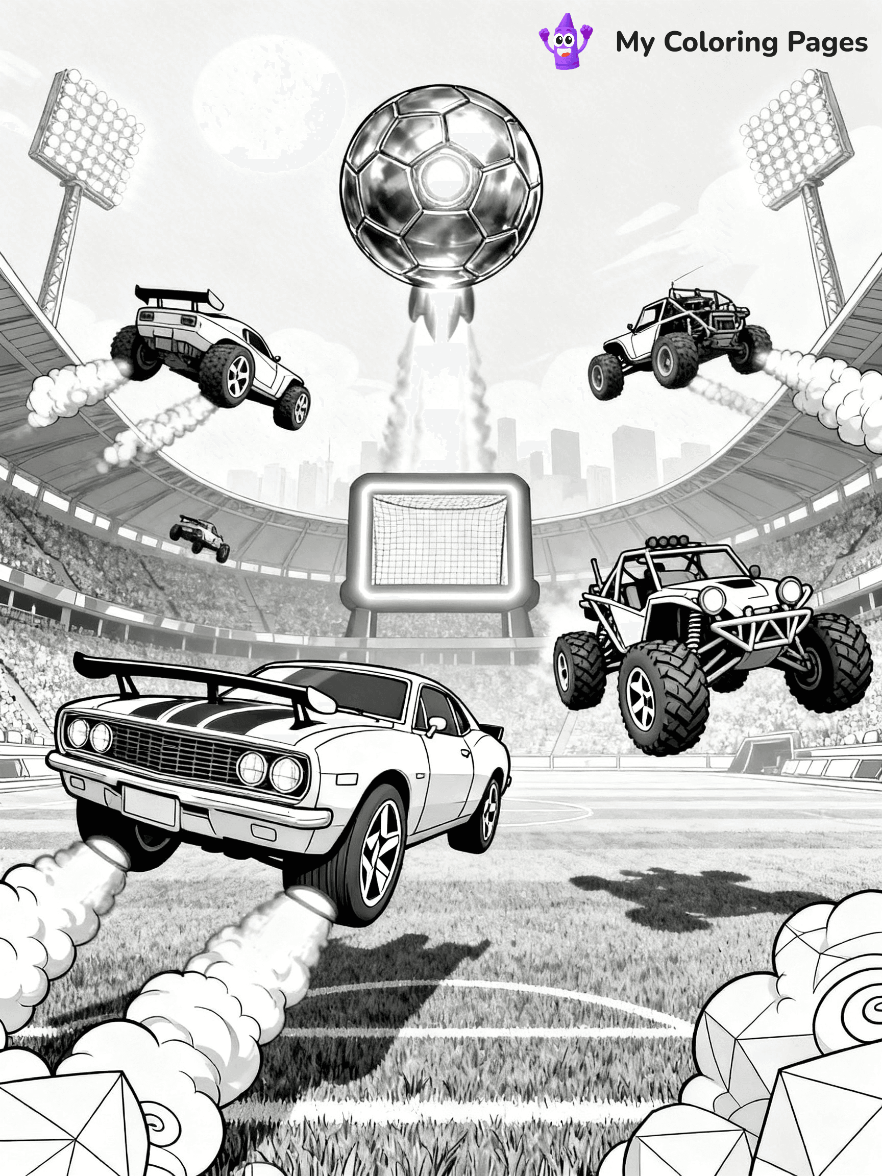 Rocket League Coloring Pages - 18
