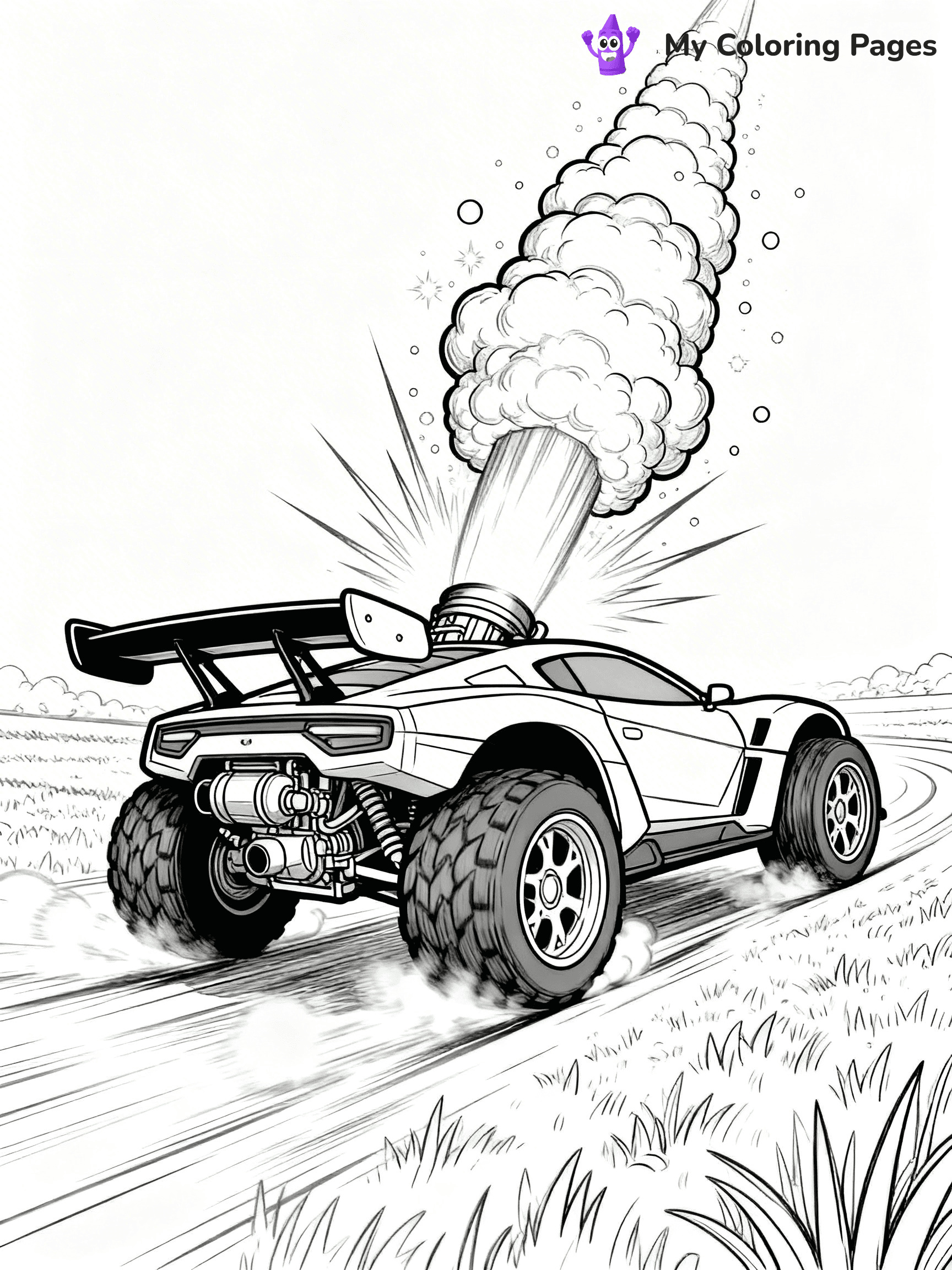 Rocket League Coloring Pages - 8