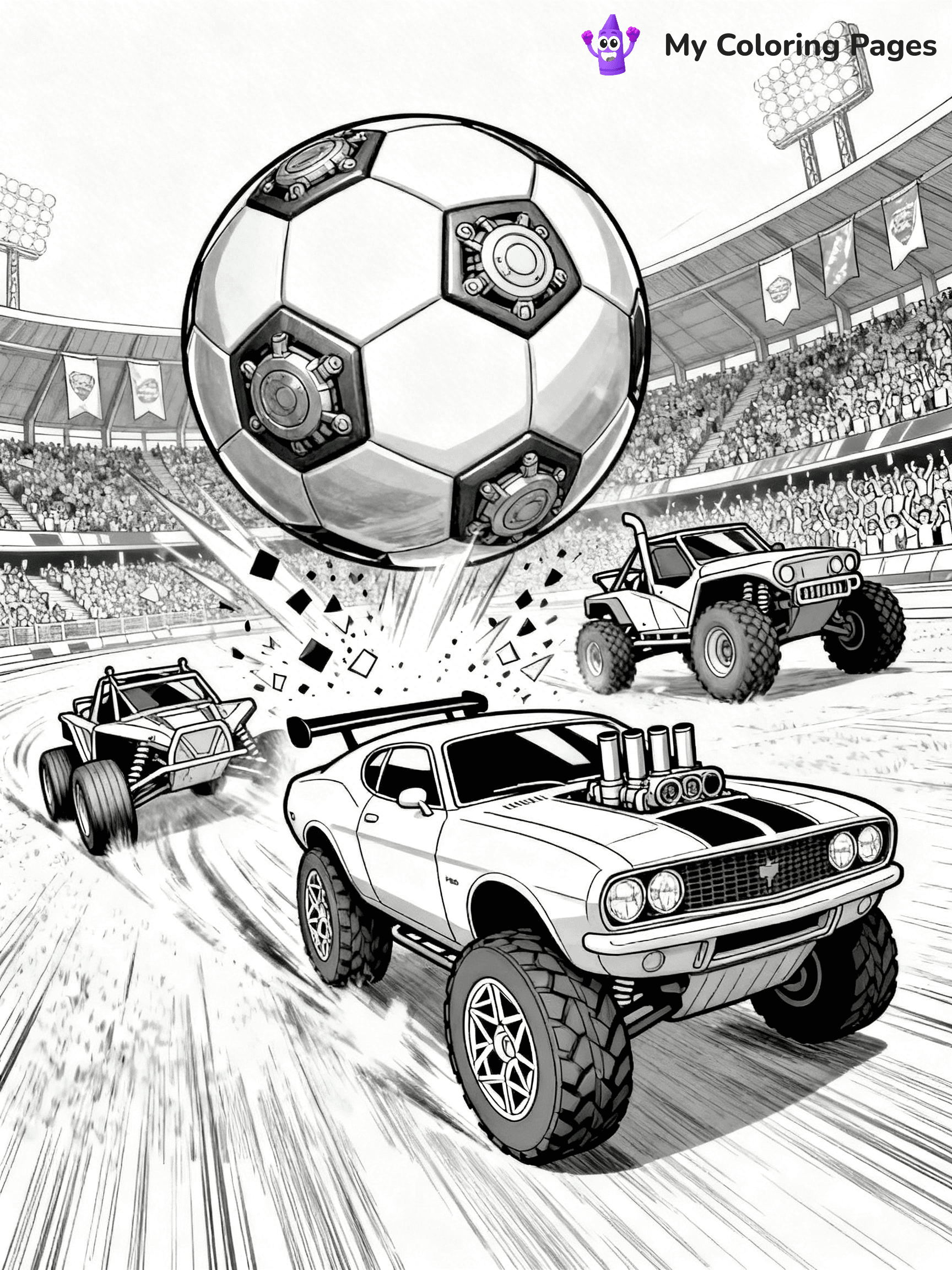 Rocket League Coloring Pages - 5