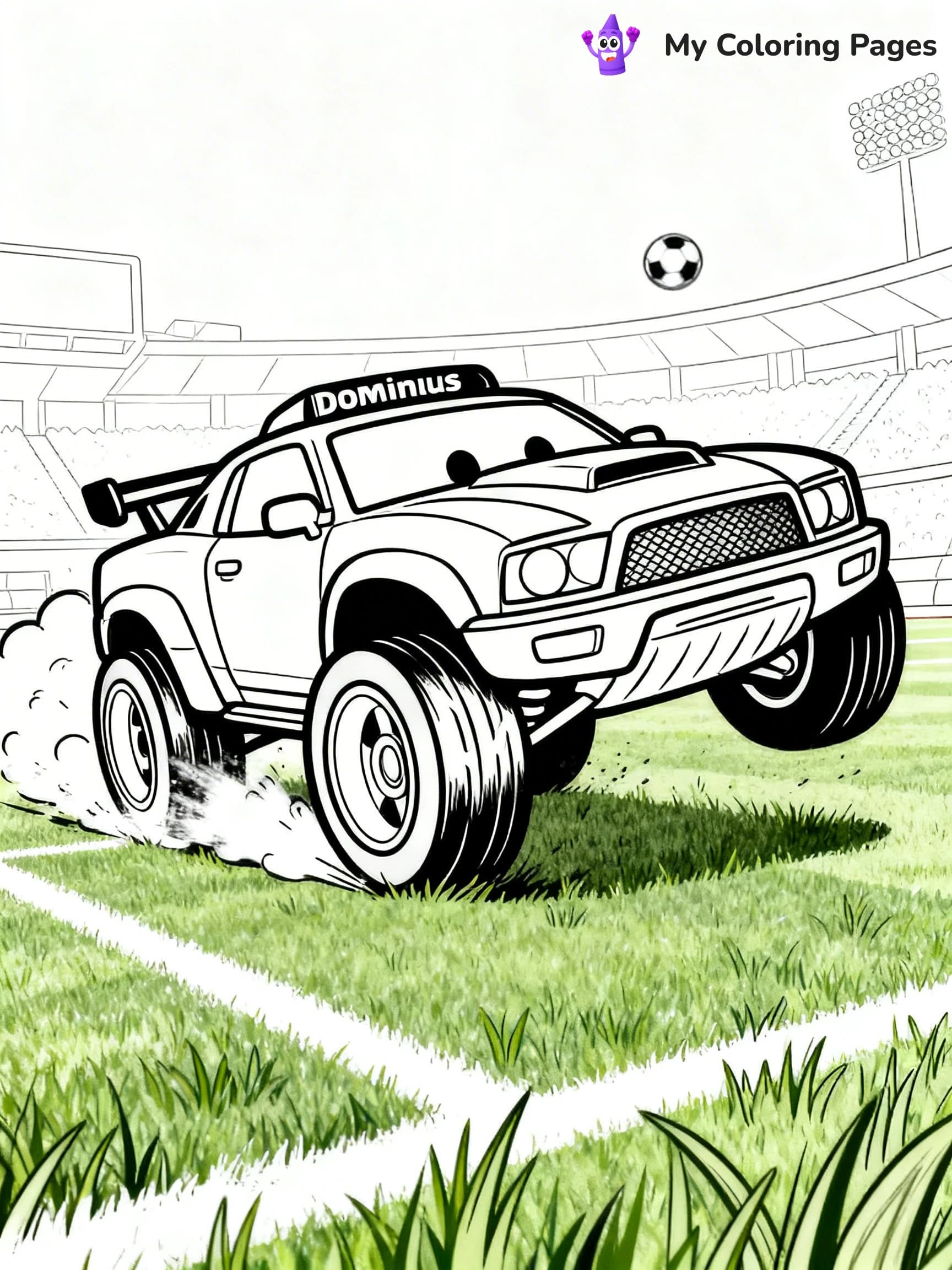 Rocket League Coloring Pages - 23