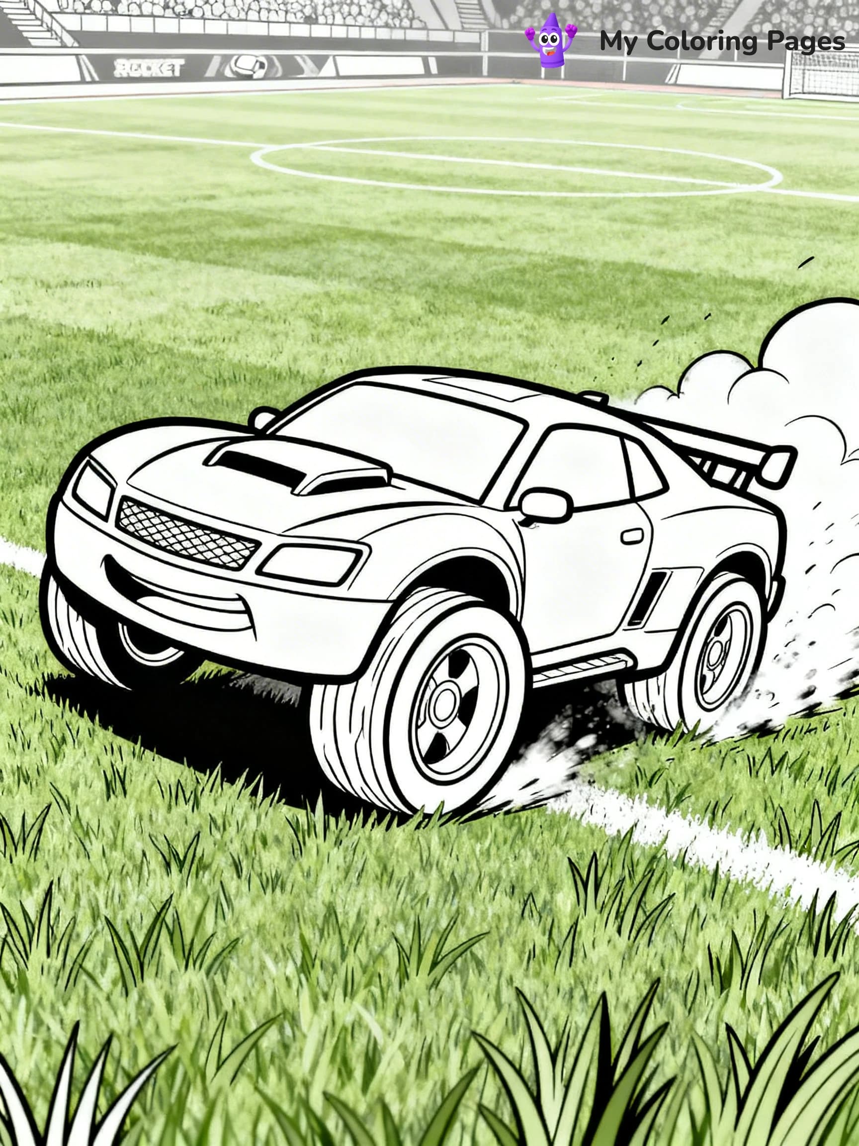 Rocket League Coloring Pages - 22