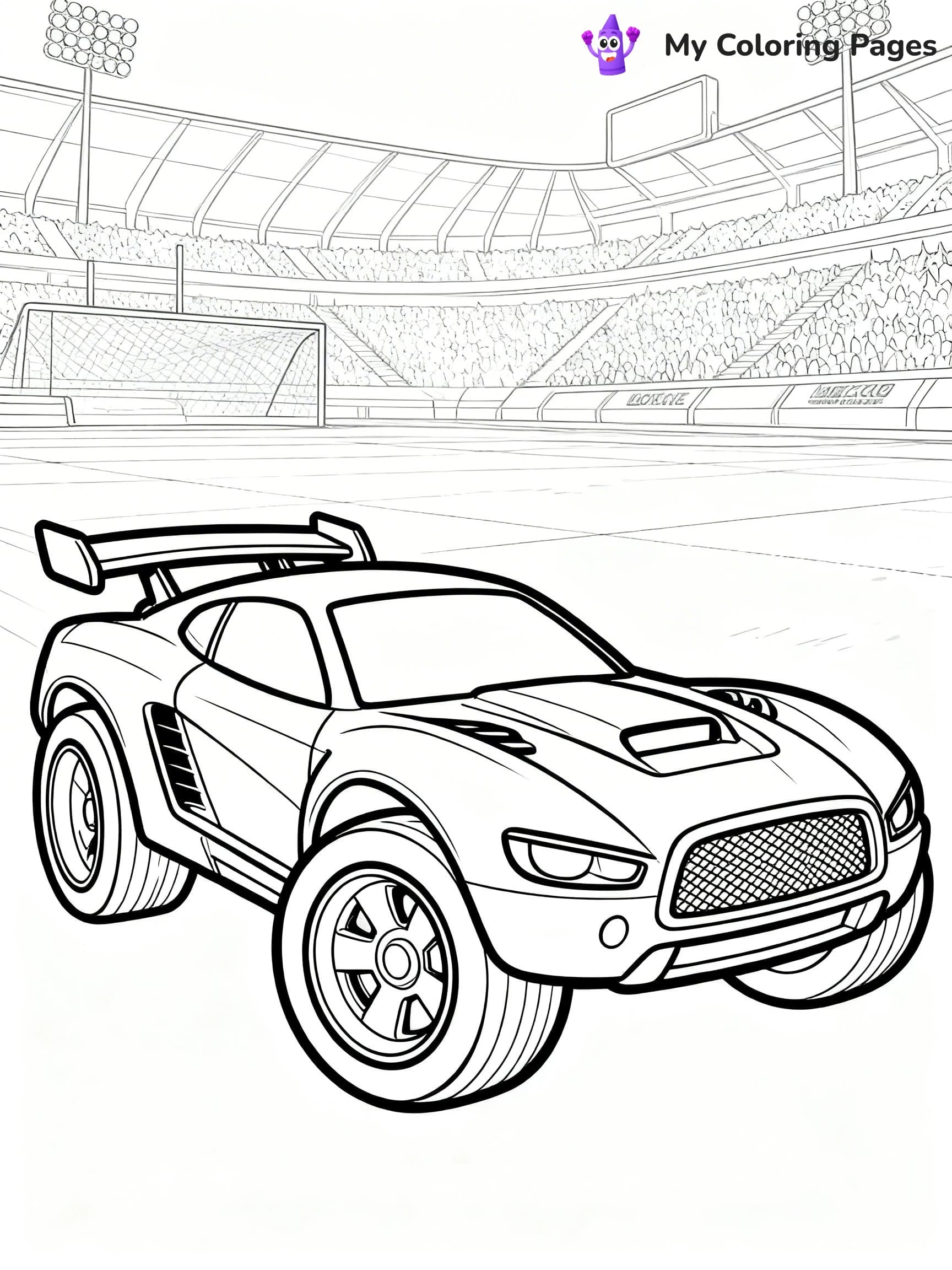 Rocket League Coloring Pages - 18