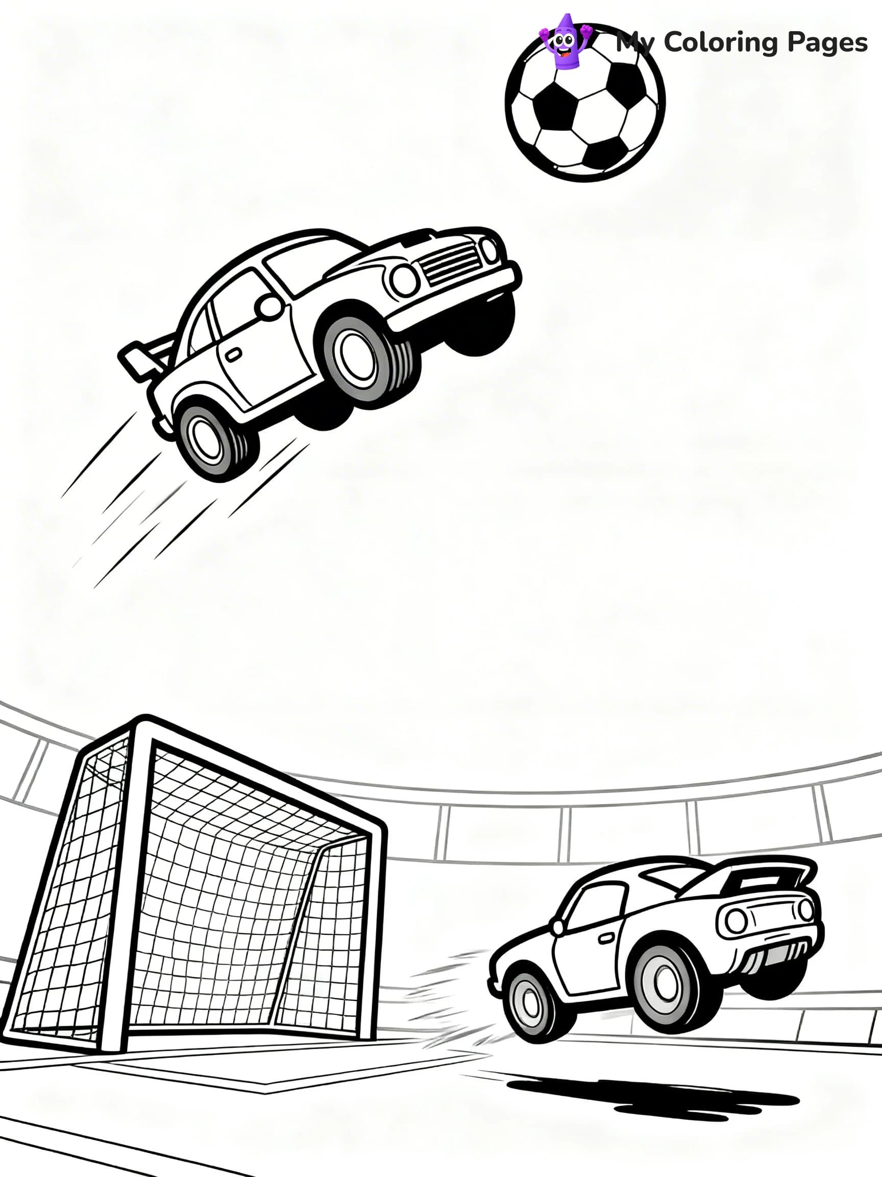 Rocket League Coloring Pages - 17