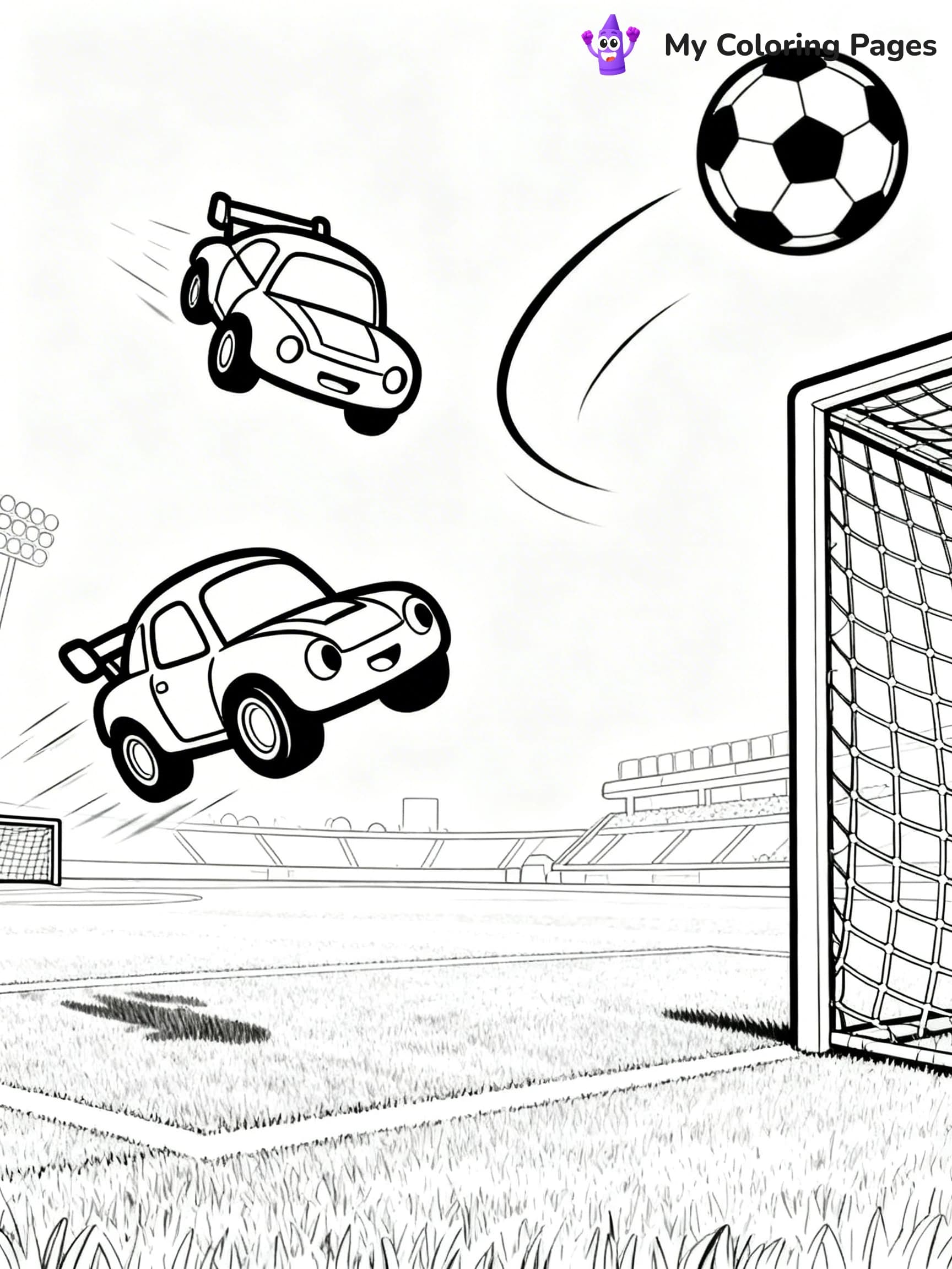Rocket League Coloring Pages - 15