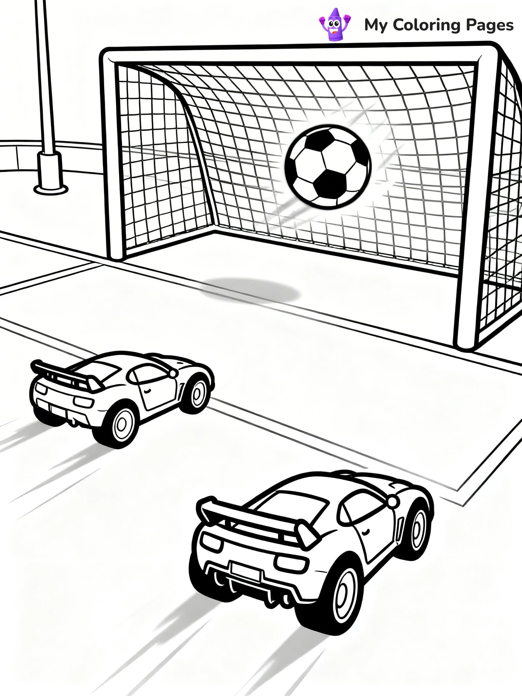 Rocket League Coloring Pages - 14