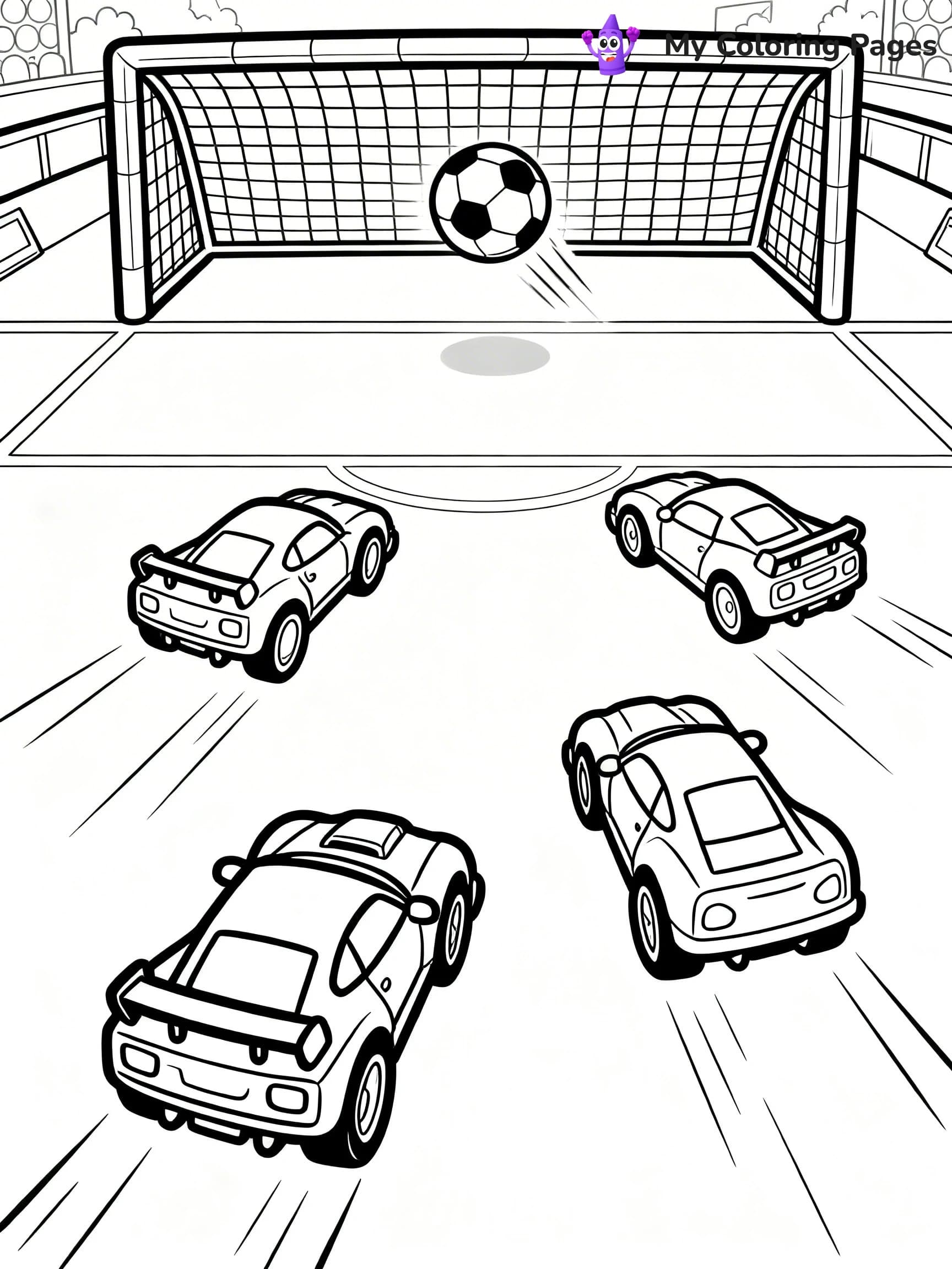 Rocket League Coloring Pages - 12