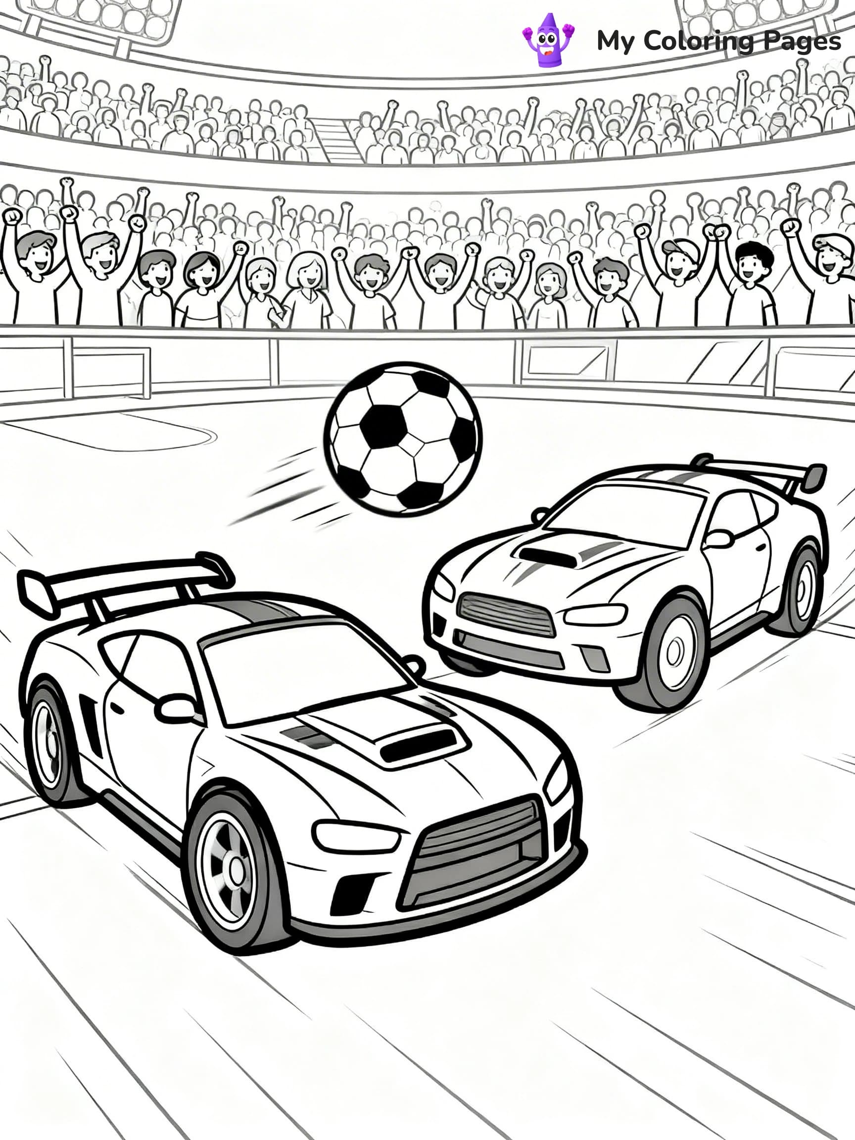 Rocket League Coloring Pages - 6