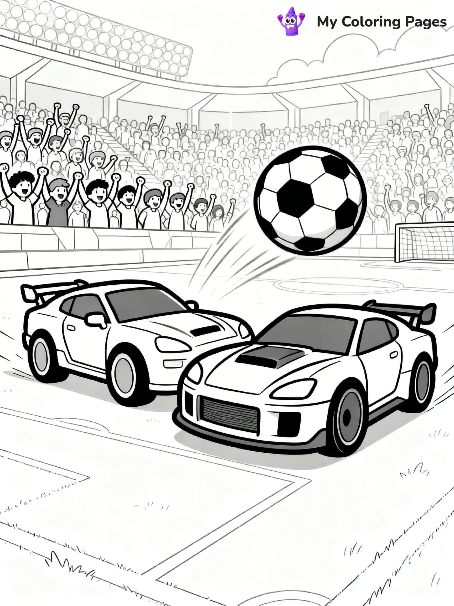 Rocket League Coloring Pages - 4