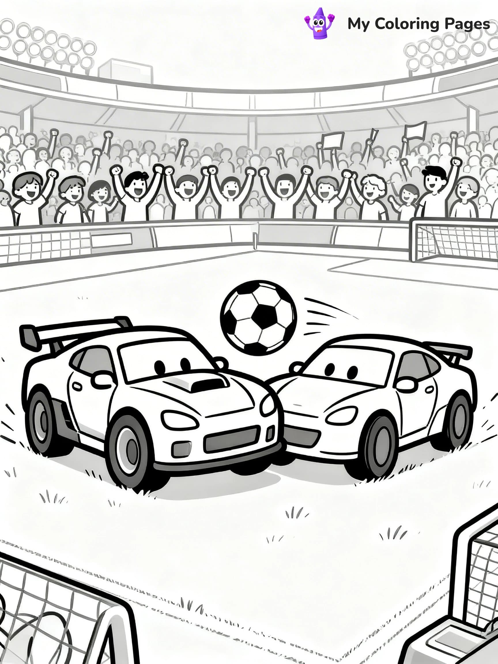 Rocket League Coloring Pages - 2