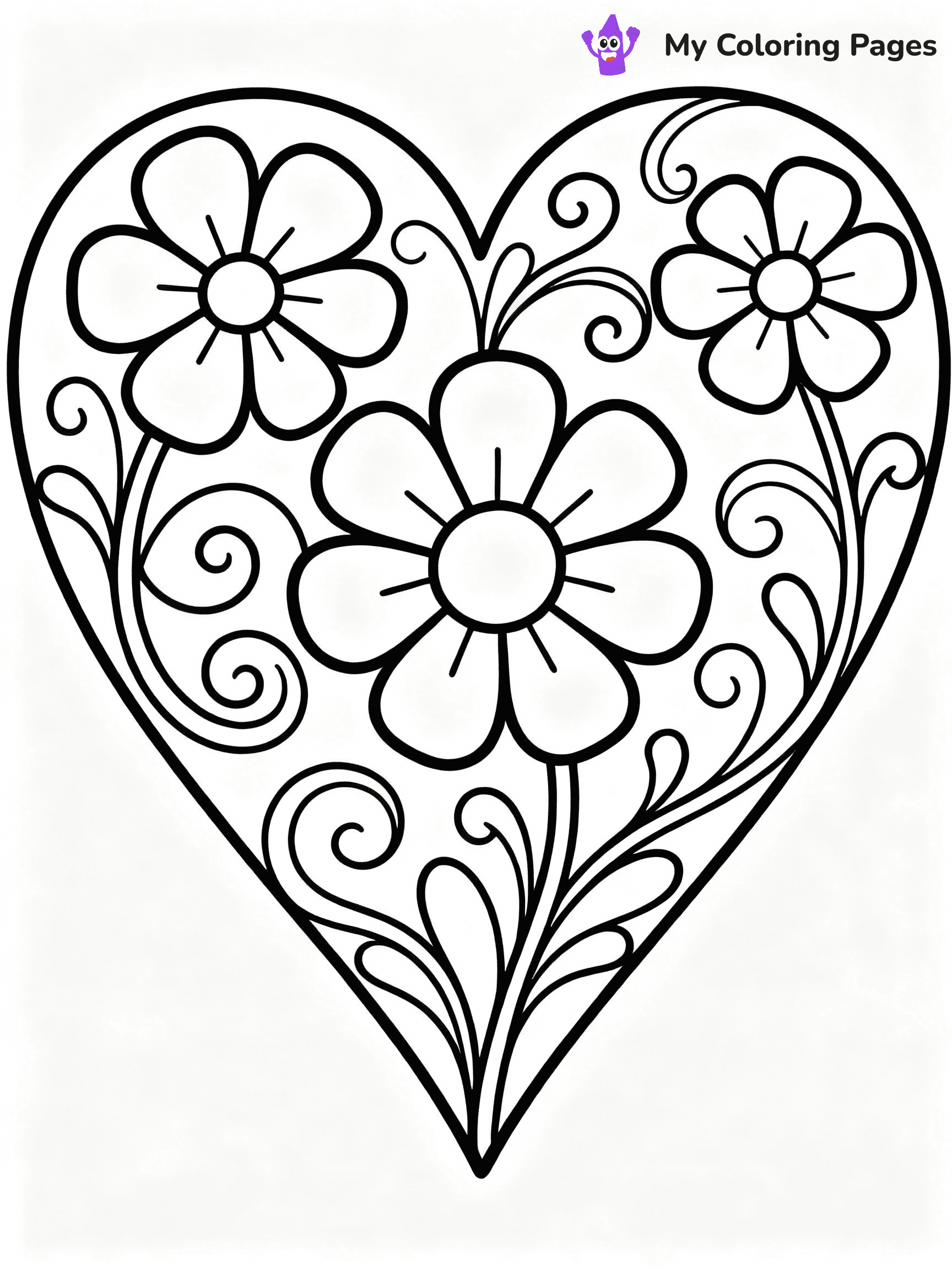 ⚠️ CRITICAL REQUIREMENT - ABSOLUTE BLACK AND WHITE ONLY ⚠️
This MUST be a BLACK AND WHITE line drawing ONLY. NO COLORS whatsoever.
- ONLY pure black lines (#000000) on pure white background (#FFFFFF)
- ABSOLUTELY NO colors, NO shading, NO gradients, NO grayscale
- If there are ANY colors in the output, the image is REJECTED
- This is a COLORING PAGE - meant to be COLORED IN by children
- The output must be UNCOLORED line art ready for coloring
⚠️ SUBJECT TO DRAW: Heart with intricate floral designs, swirling vines, elegant outline style
(REMEMBER: Output must be BLACK AND WHITE line art only, NOT colored!)
# COLORING PAGE: BLACK OUTLINES ONLY - WHITE BACKGROUND MANDATORY
Create a **coloring book page** using EXACTLY two values: black lines, white space.
## NON-NEGOTIABLE BINARY RULES
- **ONLY #000000 (black) and #FFFFFF (white)** - NO other values exist
- **EVERY PIXEL = BLACK OR WHITE** - no gray/shading/antialiasing
- **WHITE BACKGROUND MANDATORY** - entire canvas stays white
- **ALL SHAPES HOLLOW** - everything is empty outlines waiting to be colored
- **FORBIDDEN:** fills, shading, gradients, patterns, textures, colors
- **NO SOLID REGIONS** - if it's not a thin line, it's wrong
## Universal Line Standards
- Black outlines ONLY - thin, uniform weight
- Every shape completely empty inside
- Closed contours suitable for coloring
- Simple flat illustration - zero depth/3D/realism
- **Style:** Whimsical Doodle Art Alley - rounded, friendly outlines (unless specified)
## Everything = Outline Only
- Characters/animals: hollow shapes
- Objects/clothing: empty contours
- Backgrounds/scenery: line work only
- Natural elements: outlined forms
- Dark/night areas: don't exist (use outlined symbols)
- Textures/patterns: convert to simple lines
## The Test
Can a child color EVERY white space with crayons? If any area is pre-filled/shaded/gray or colored in, it FAILS. Every shape must be waiting to receive color.
**FINAL OUTPUT**: Binary coloring page. Black lines define shapes. White spaces ready for coloring. Nothing else exists. No exceptions. Print-ready.
⚠️ FINAL REMINDER: Draw the subject "Heart with intricate floral designs, swirling vines, elegant outline style" as BLACK AND WHITE line art. Zero colors in output.